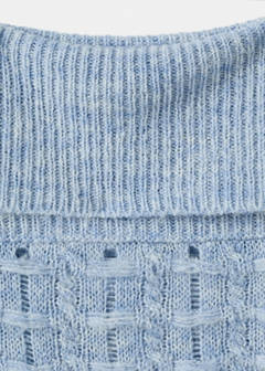 Strapless top — Blue 8