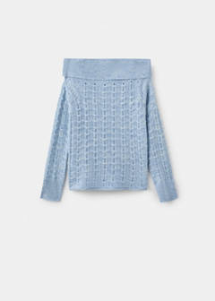 Strapless top — Blue 3