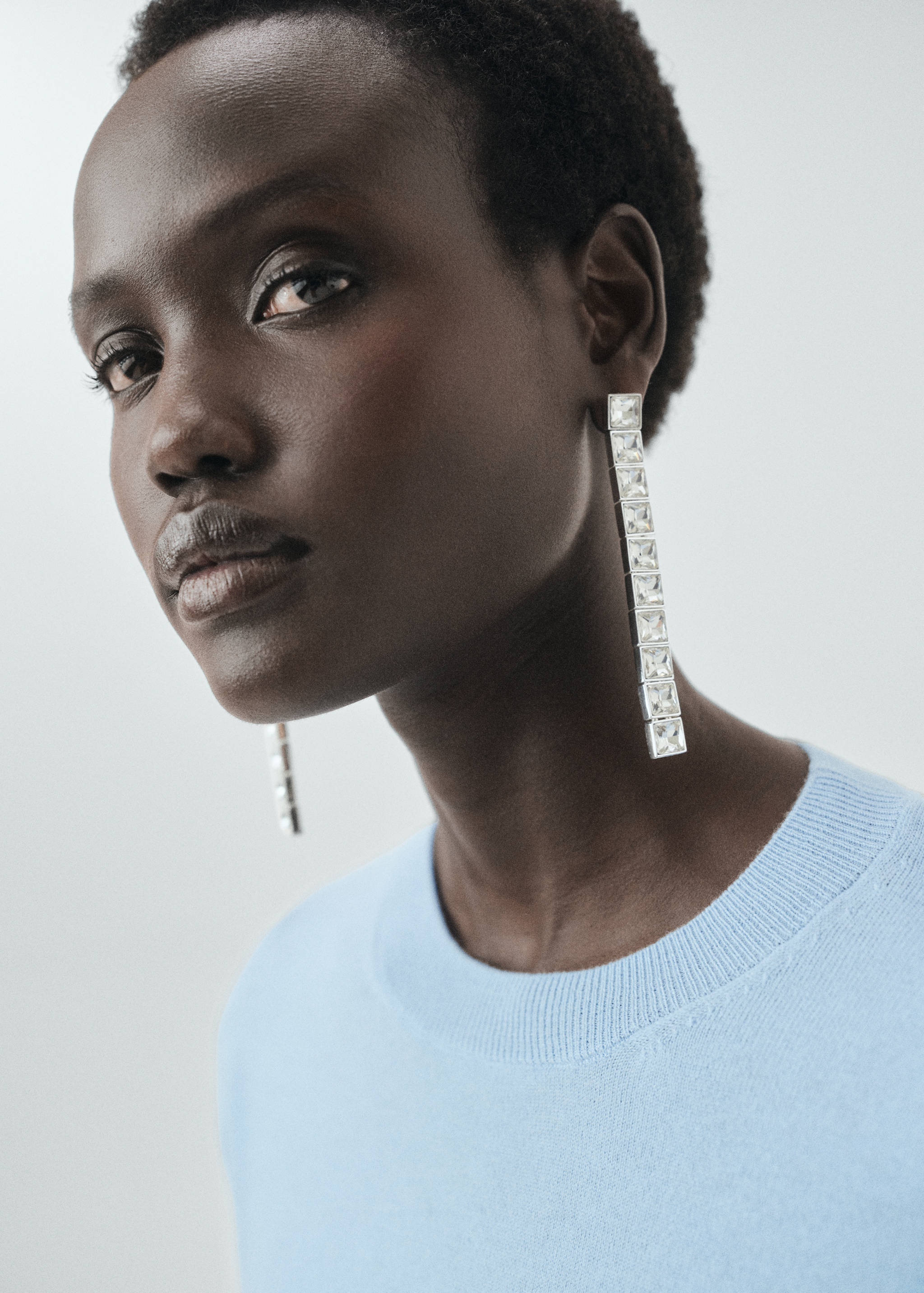 Camisola de malha fina de 100% lã - Pormenor do artigo 1