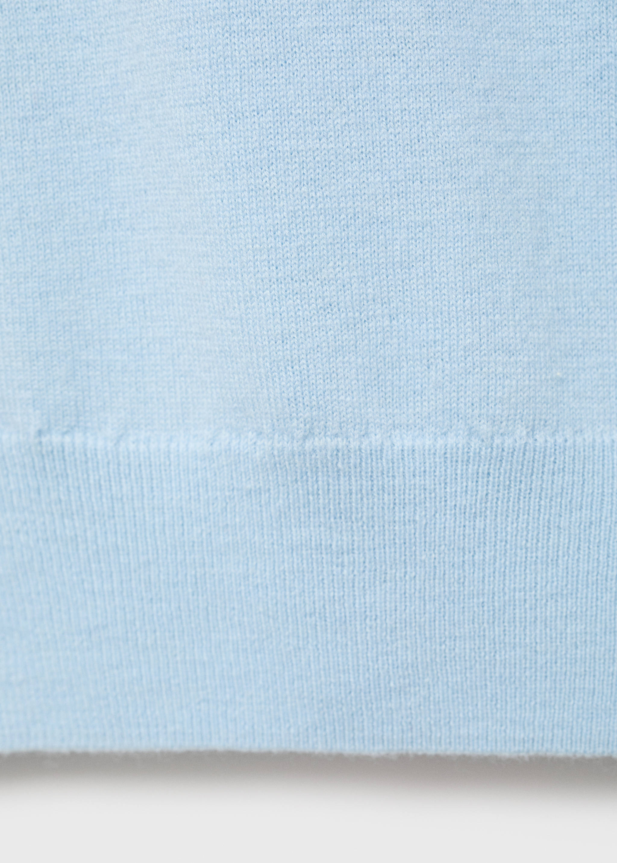 Camisola de malha fina de 100% lã - Pormenor do artigo 0