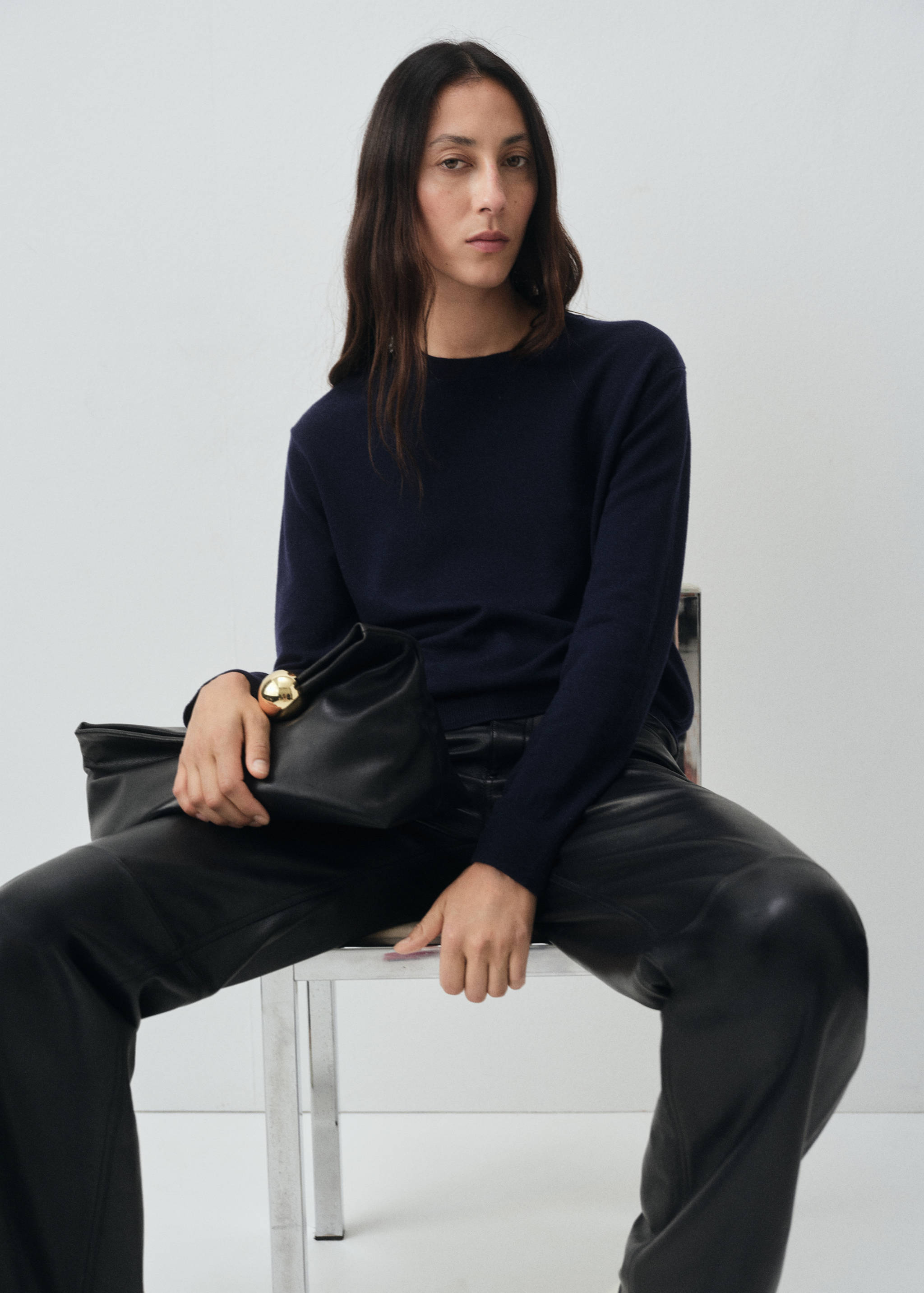 Camisola de malha fina de 100% lã - Pormenor do artigo 2