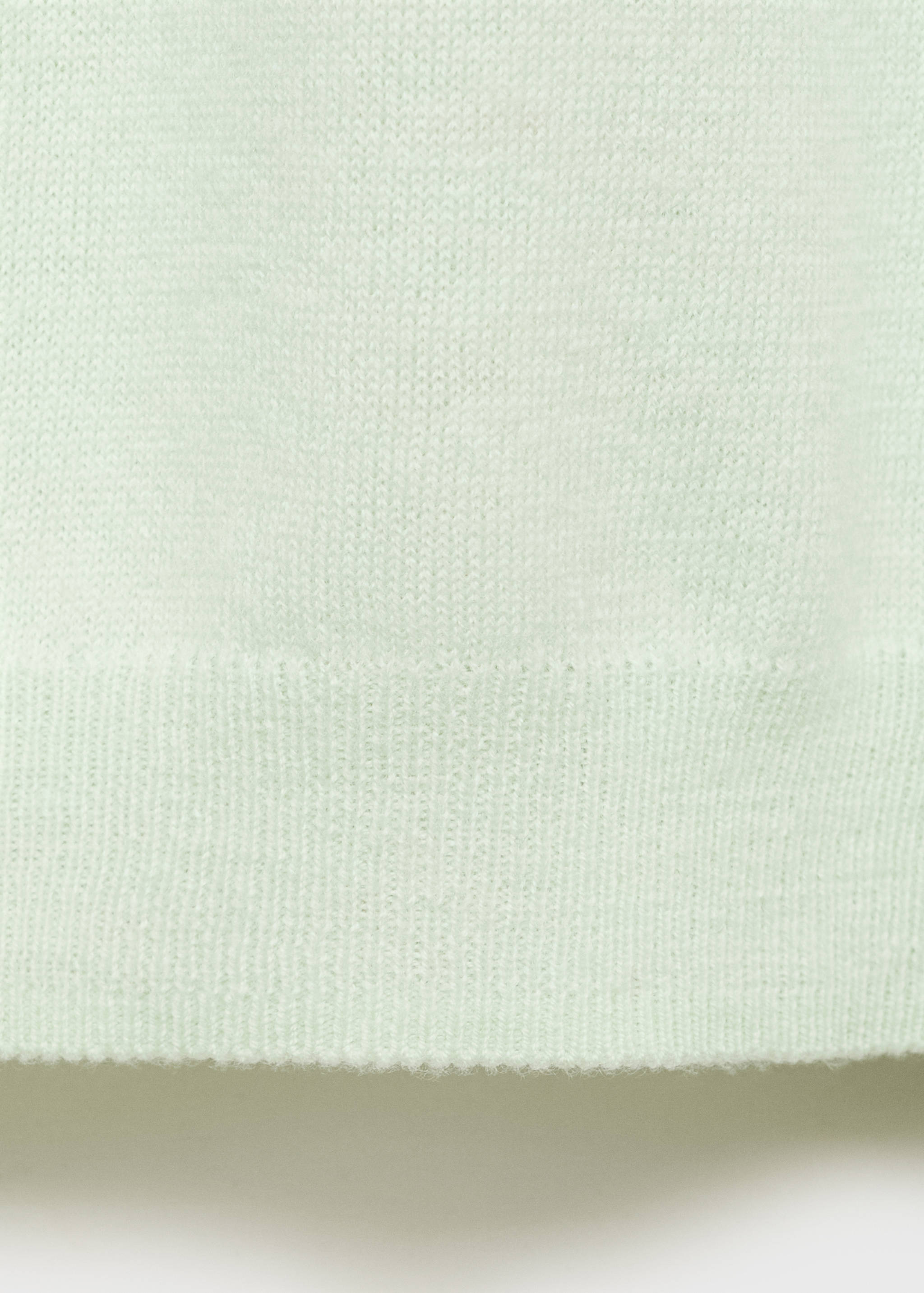 100% wool polo-neck sweater - Details of the article 8