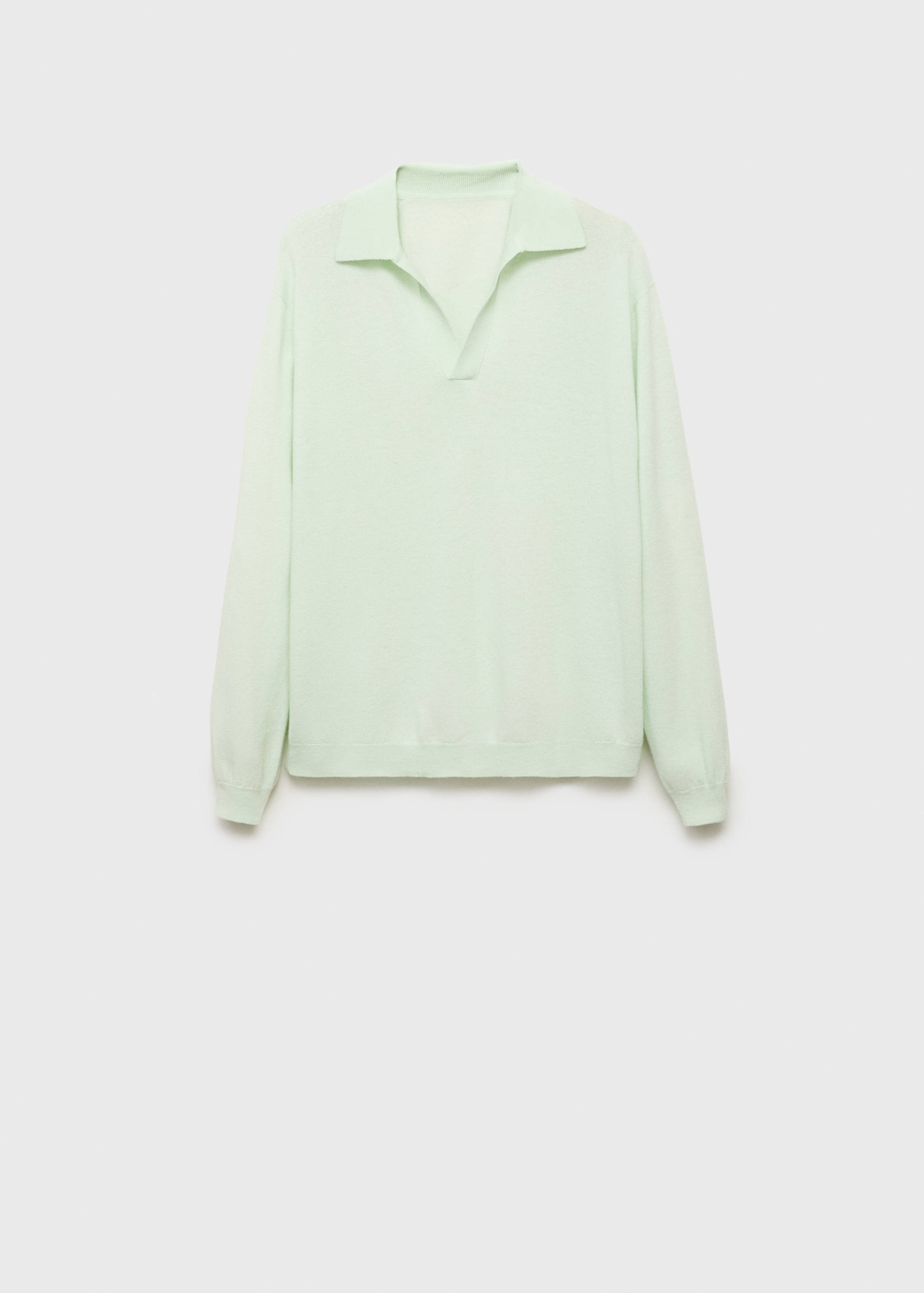 100% wool polo-neck sweater - Article without model