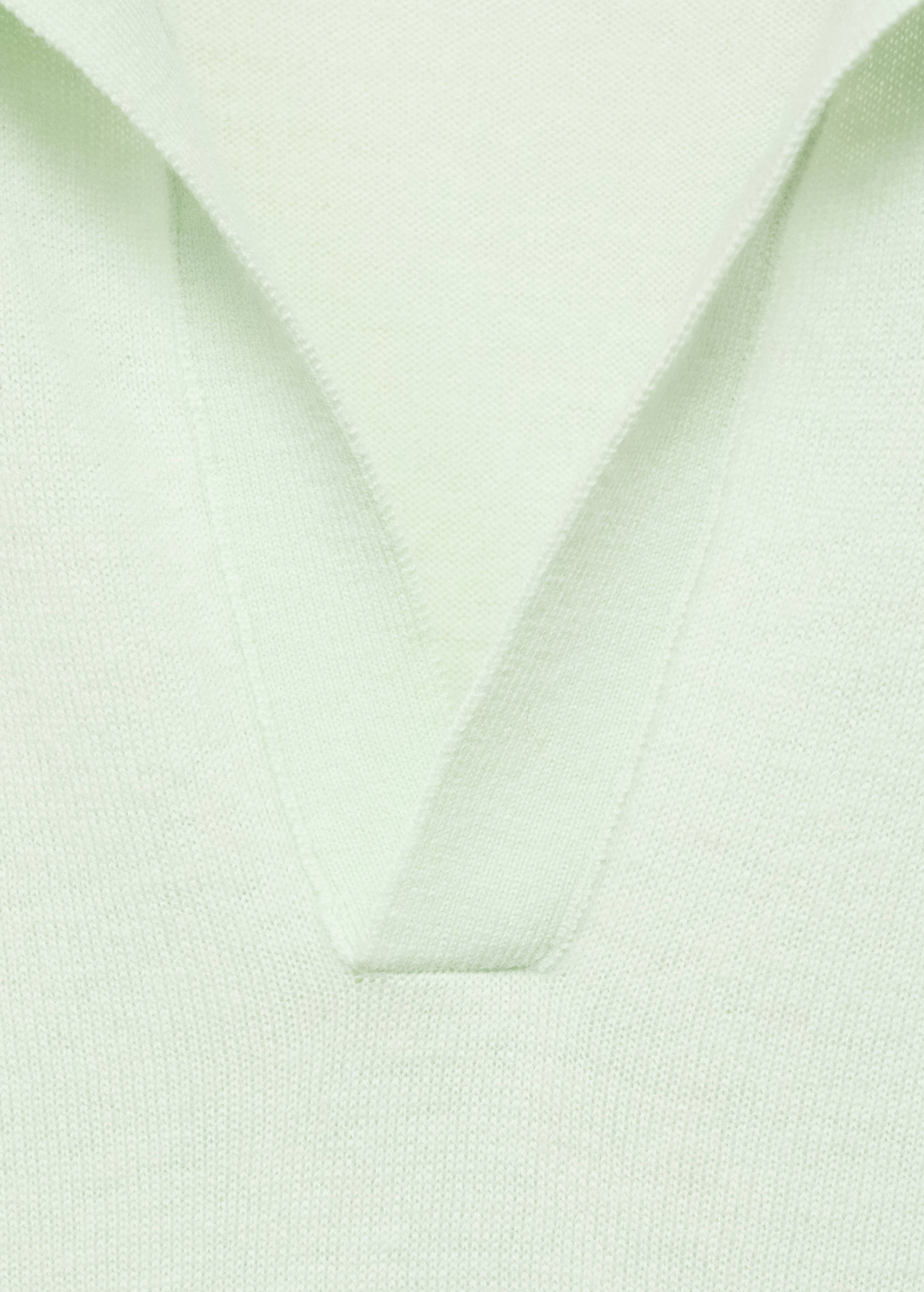 100% wool polo-neck sweater - Details of the article 0