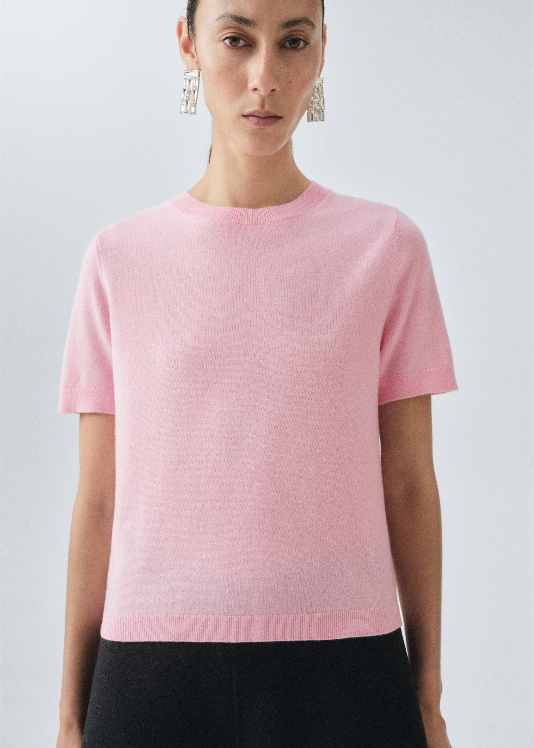 سترة صوفية بأكمام قصيرة - رؤية وسط