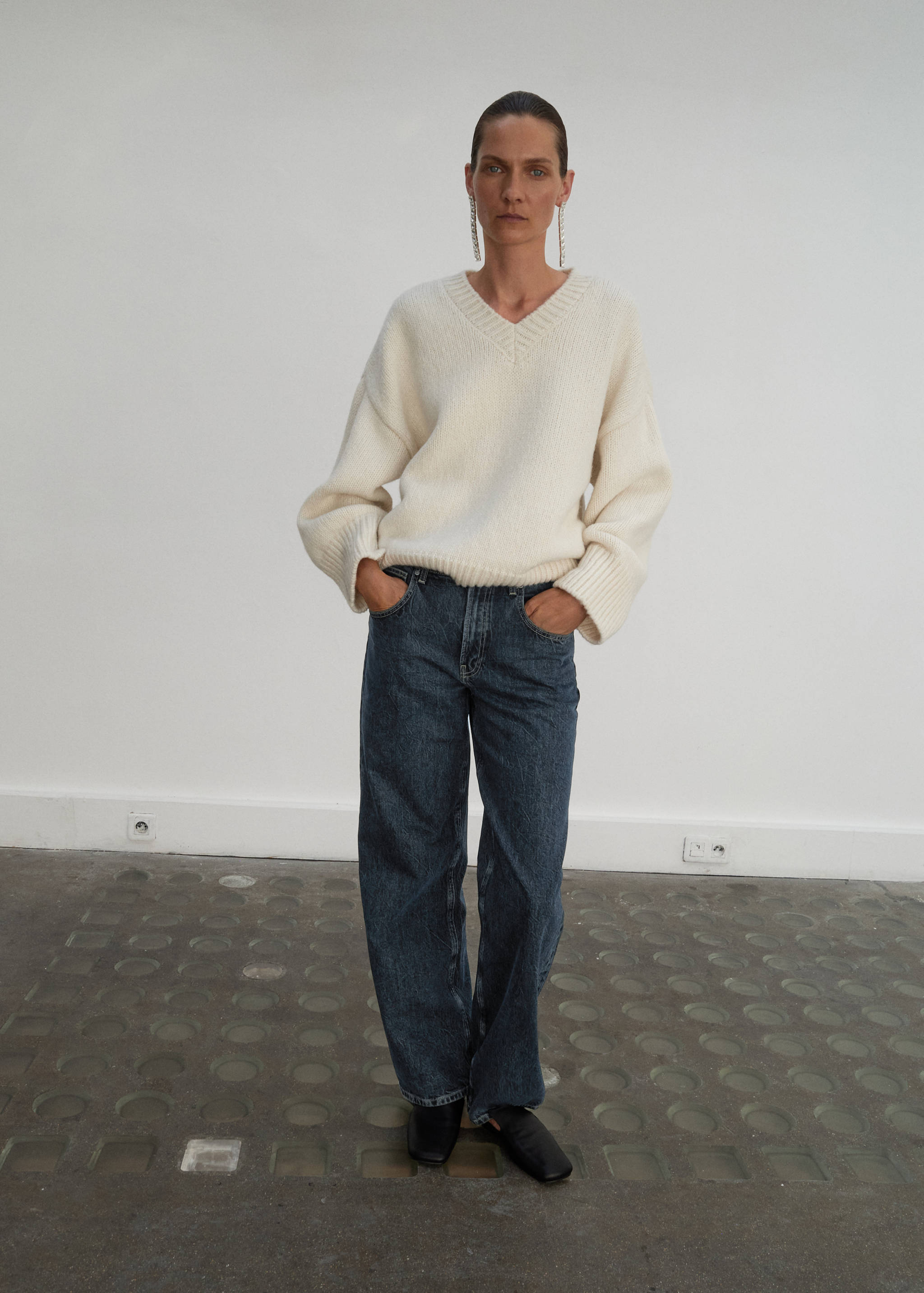 Jean droit taille normale - Plan général