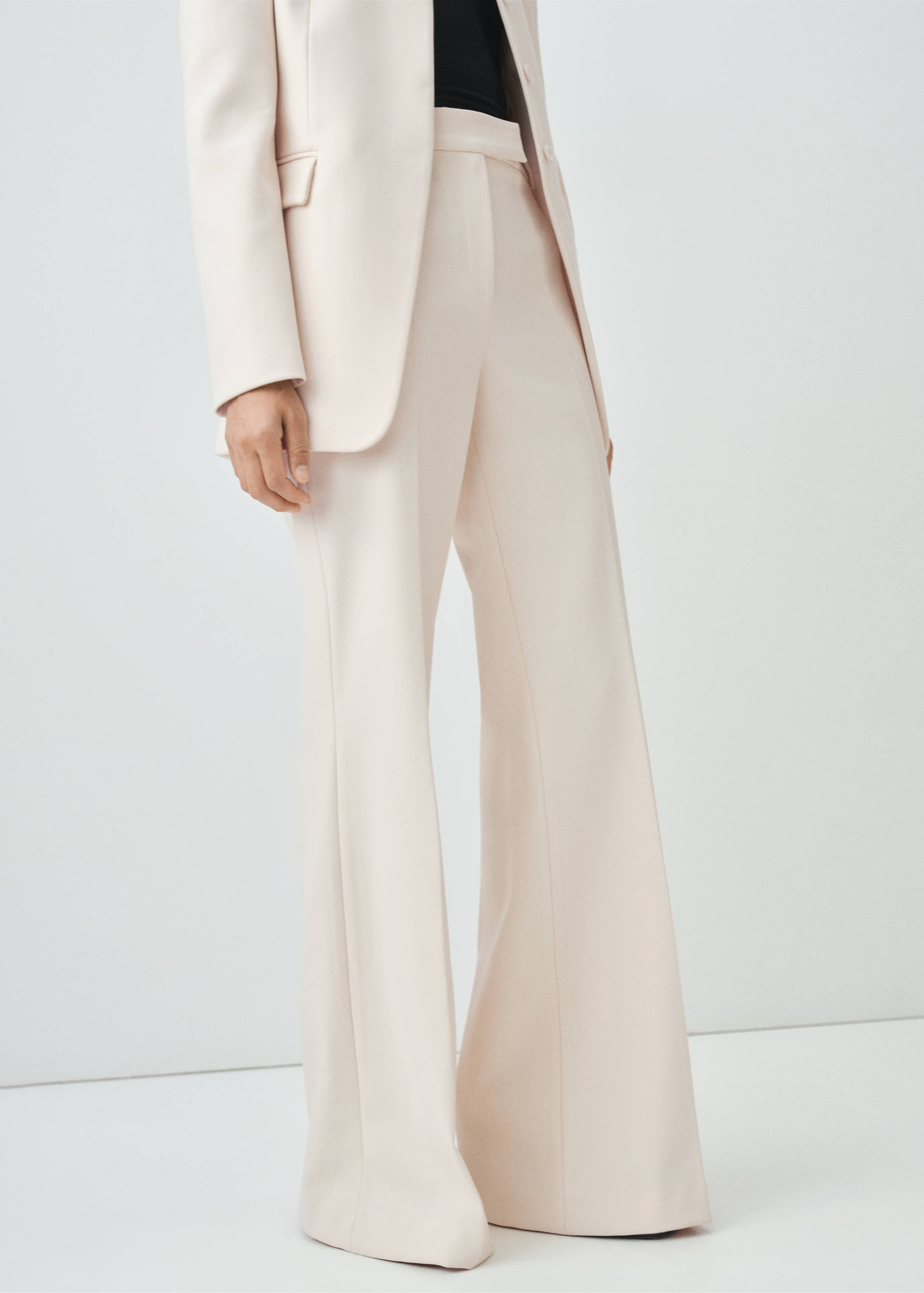 Flared suit trousers - Medium plane
