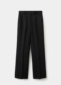 Straight-fit suit trousers — Black 4