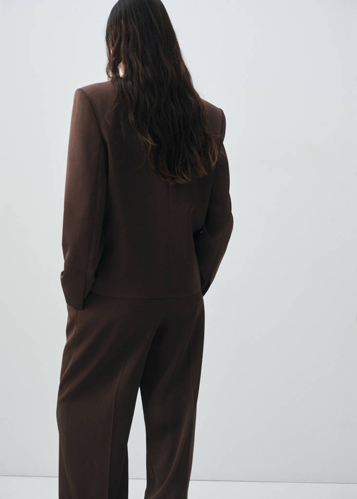 Double-breasted suit blazer - thumbnail 3