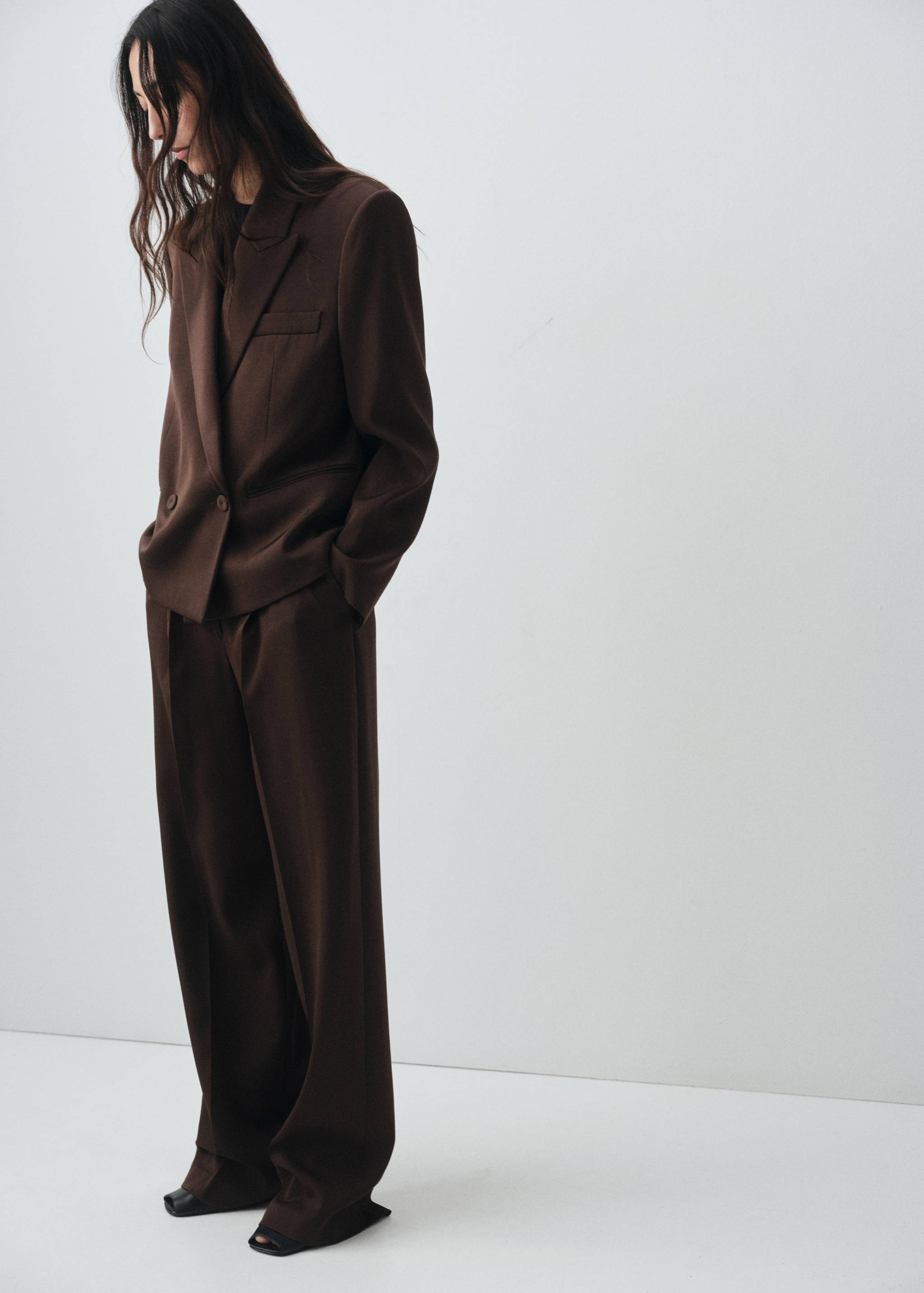 Double-breasted suit blazer - Details of the article 2