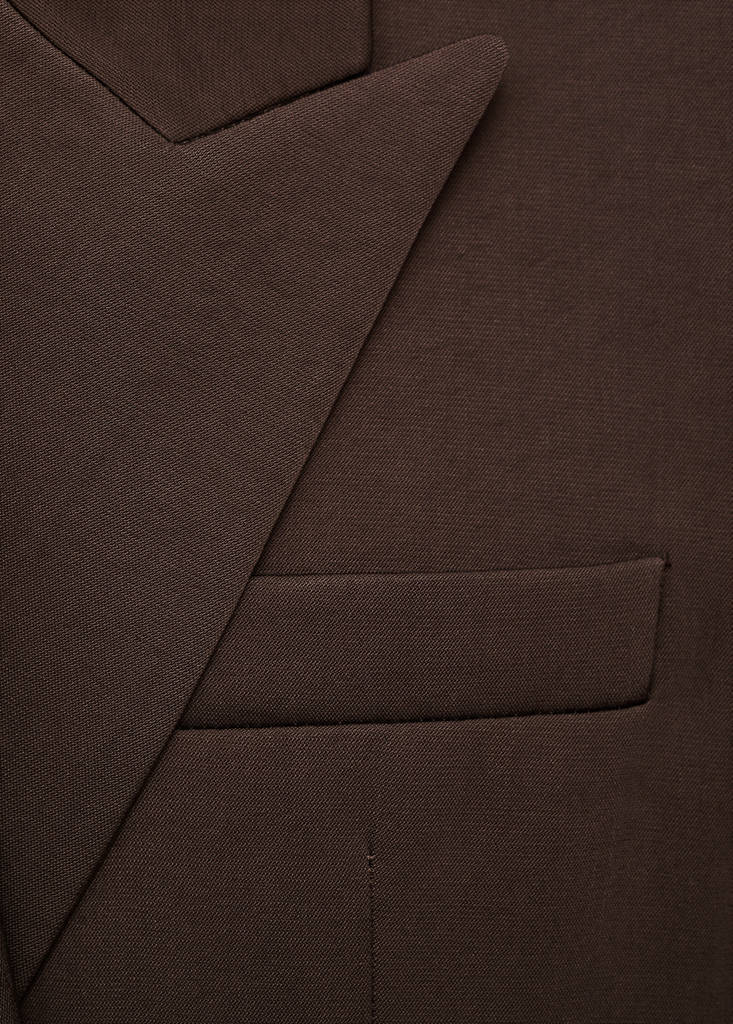Double-breasted suit blazer - thumbnail 7