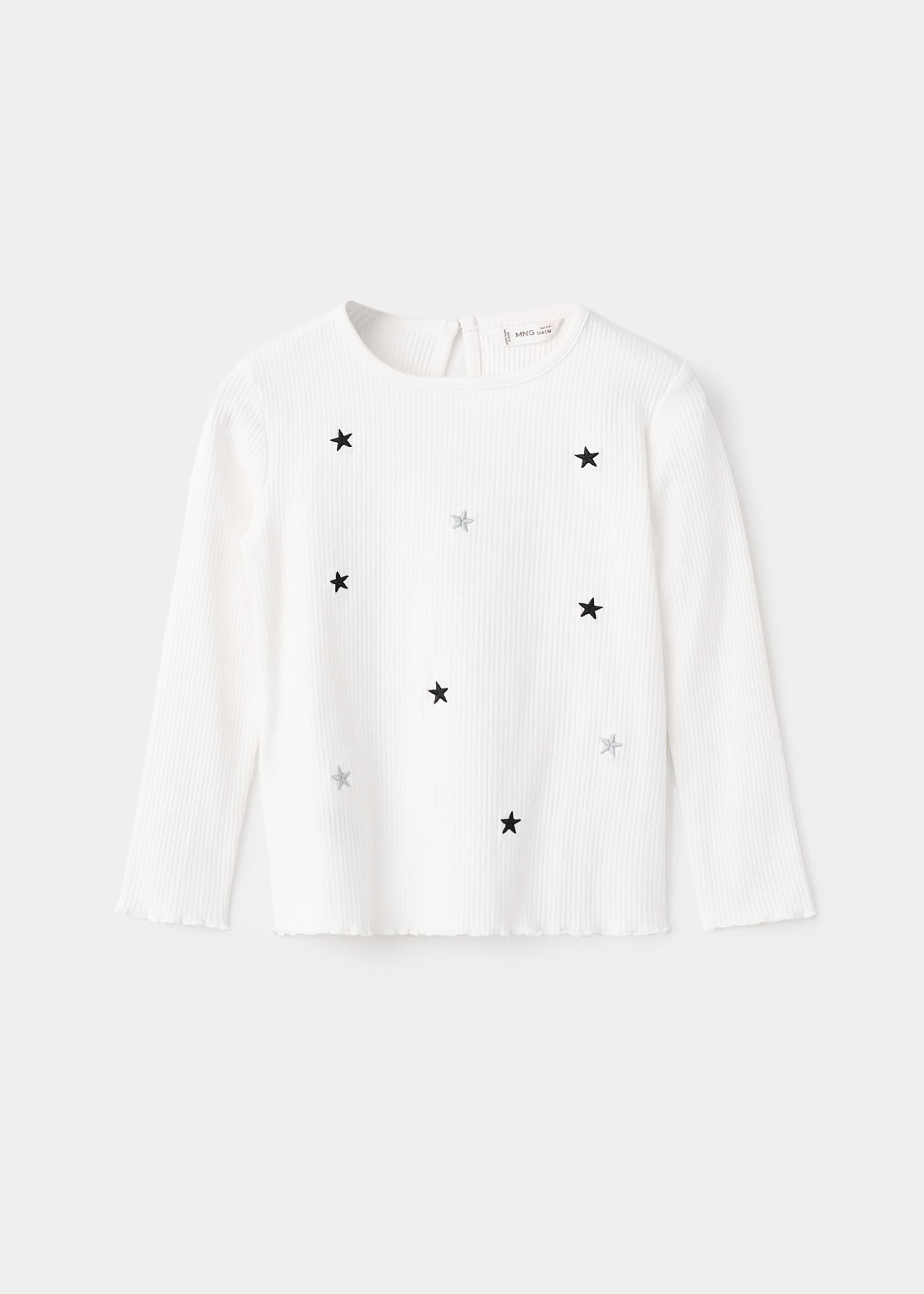 Embroidered stars T-shirt - Article without model