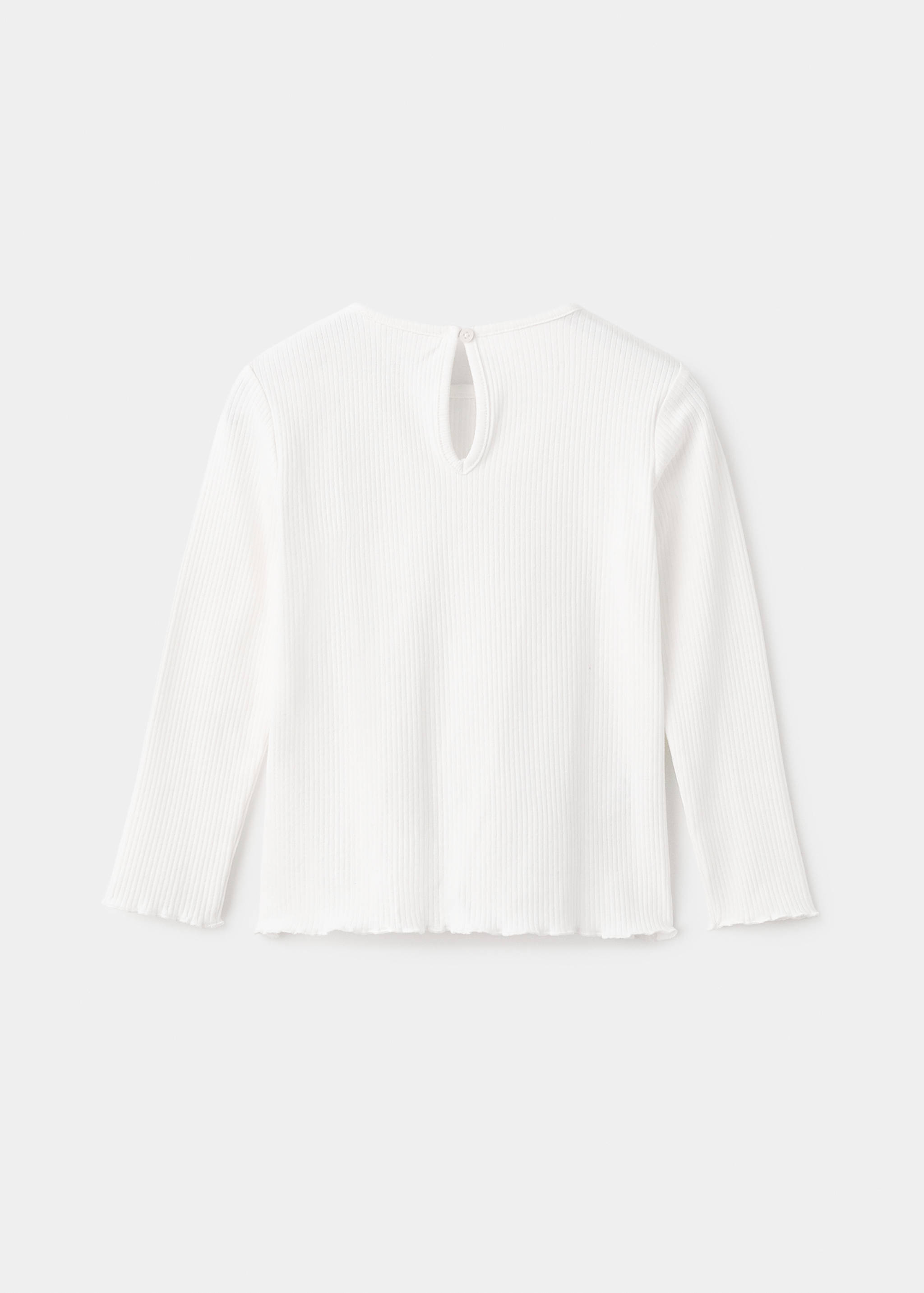 Embroidered stars T-shirt - Reverse of the article