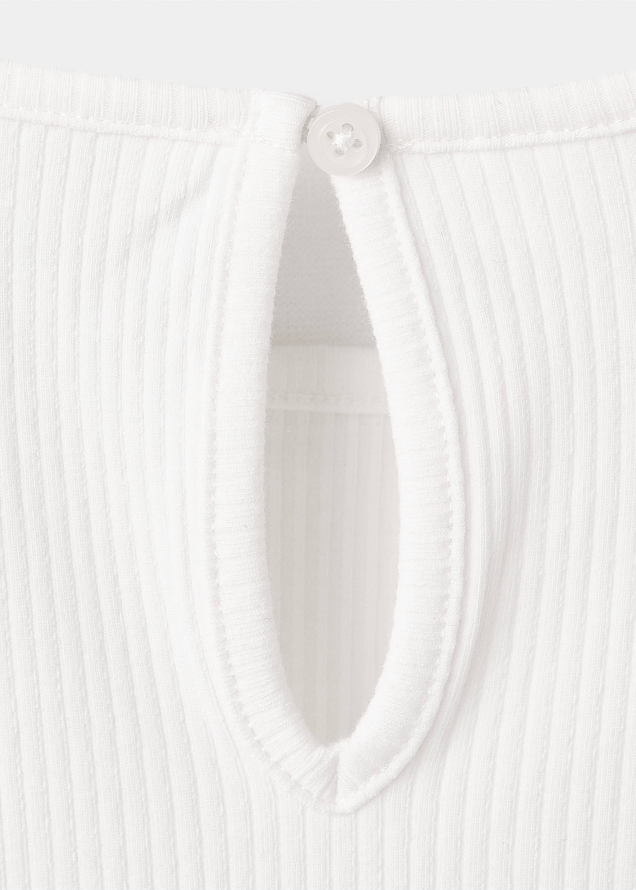 Camiseta estrellas bordadas - Detalle del artículo 8, Blanco roto. Ref: 17016730-00.