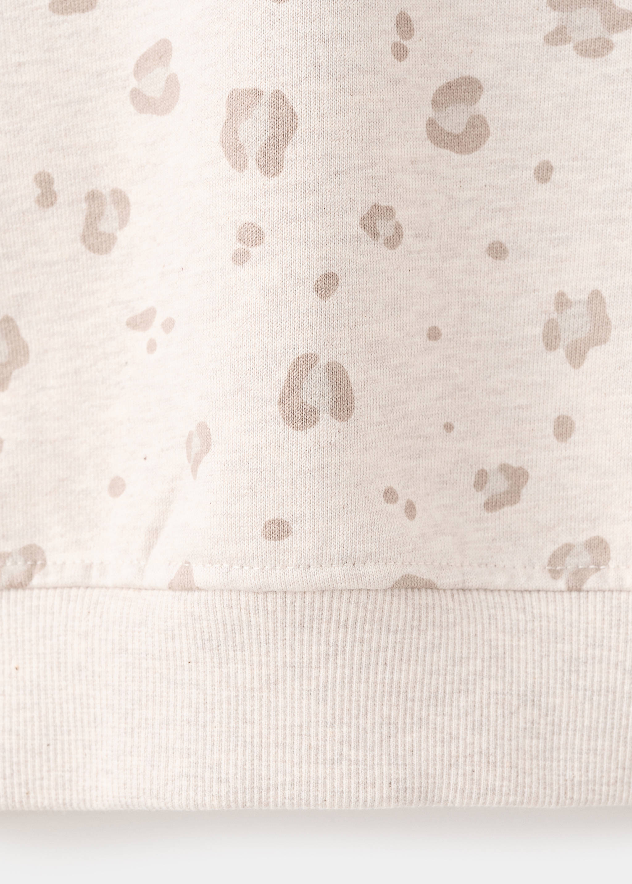 Leopard cotton sweatshirt - Details of the article 8