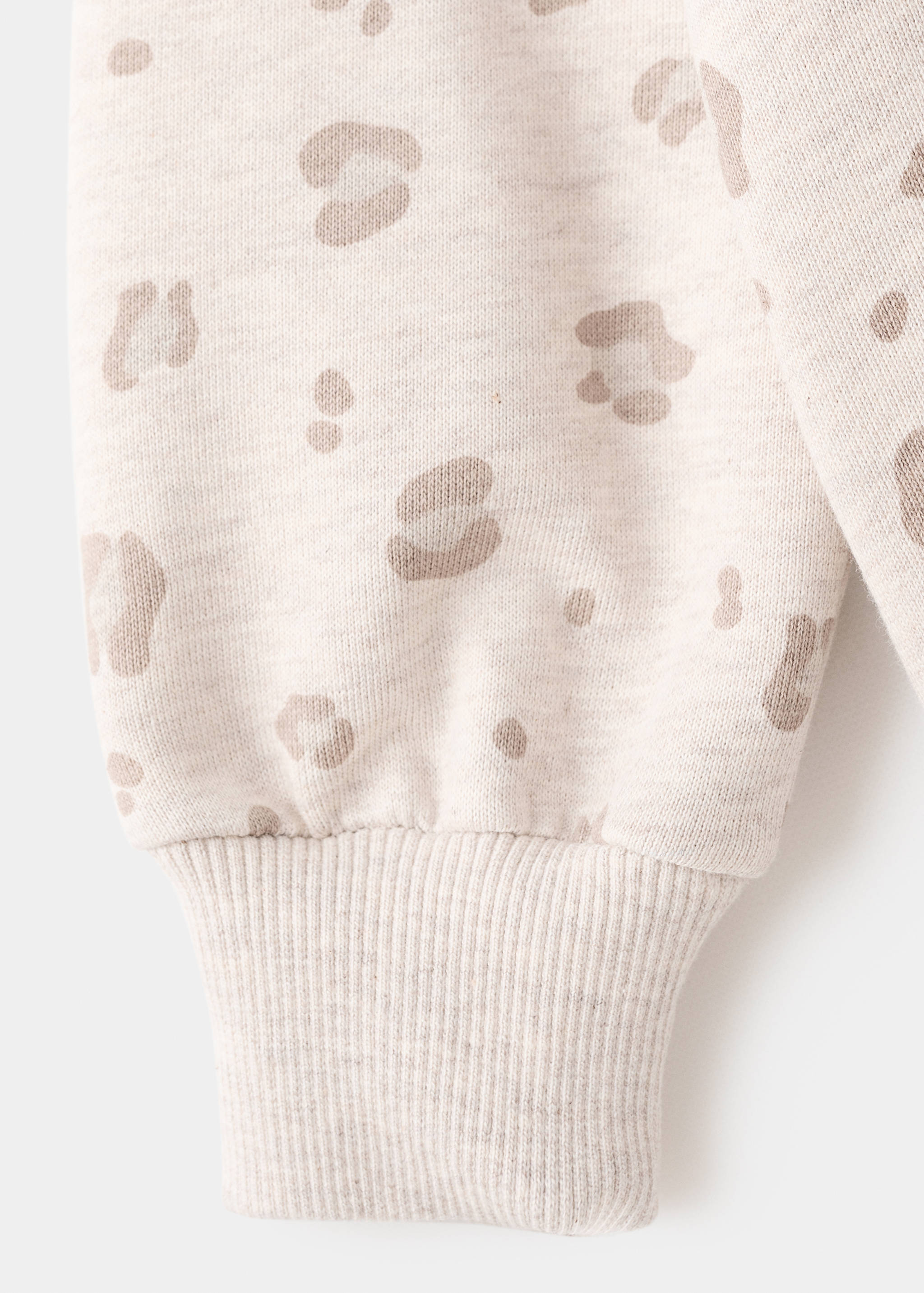 Leopard cotton sweatshirt - Details of the article 0