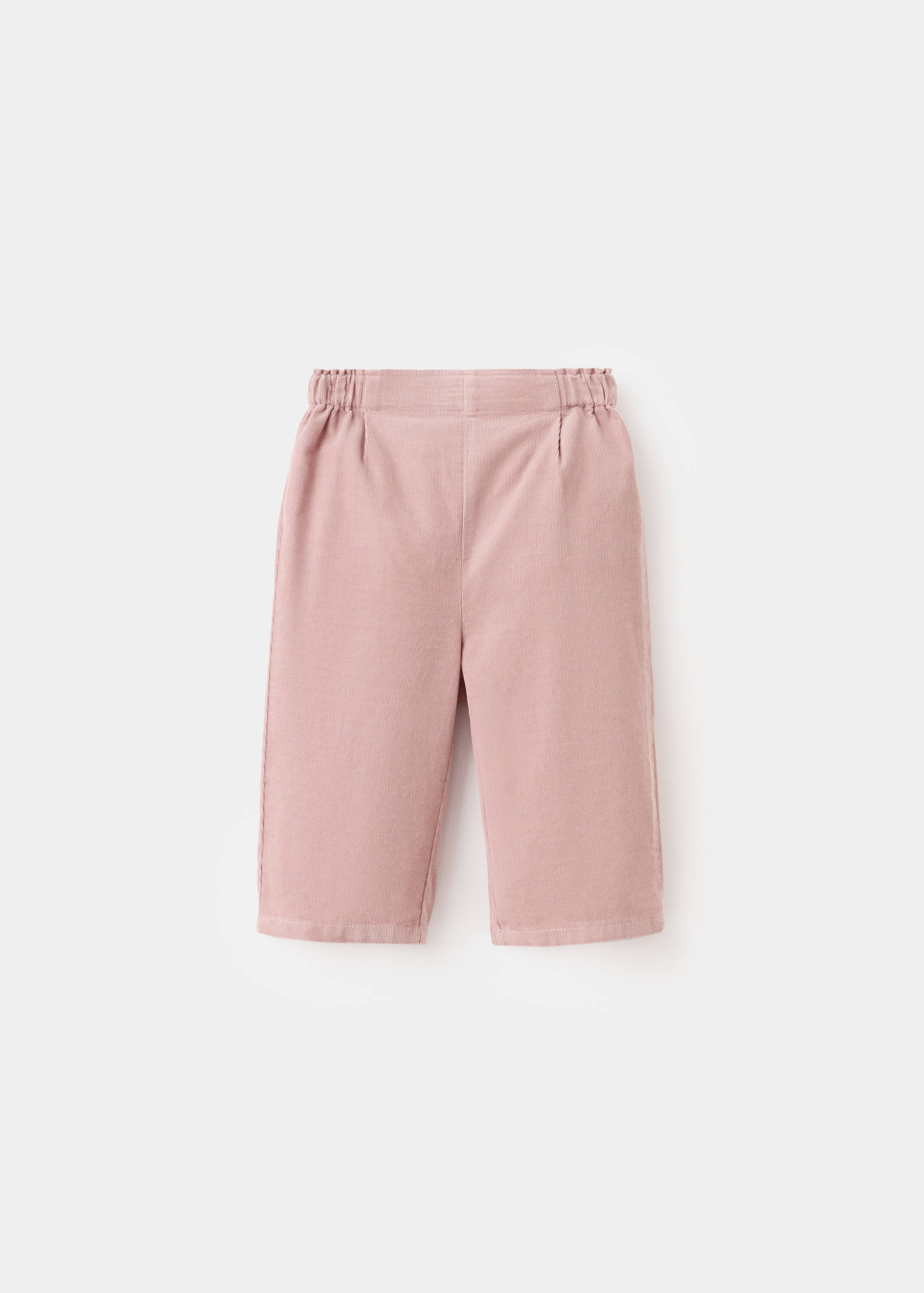 Pleated corduroy pants - Article without model