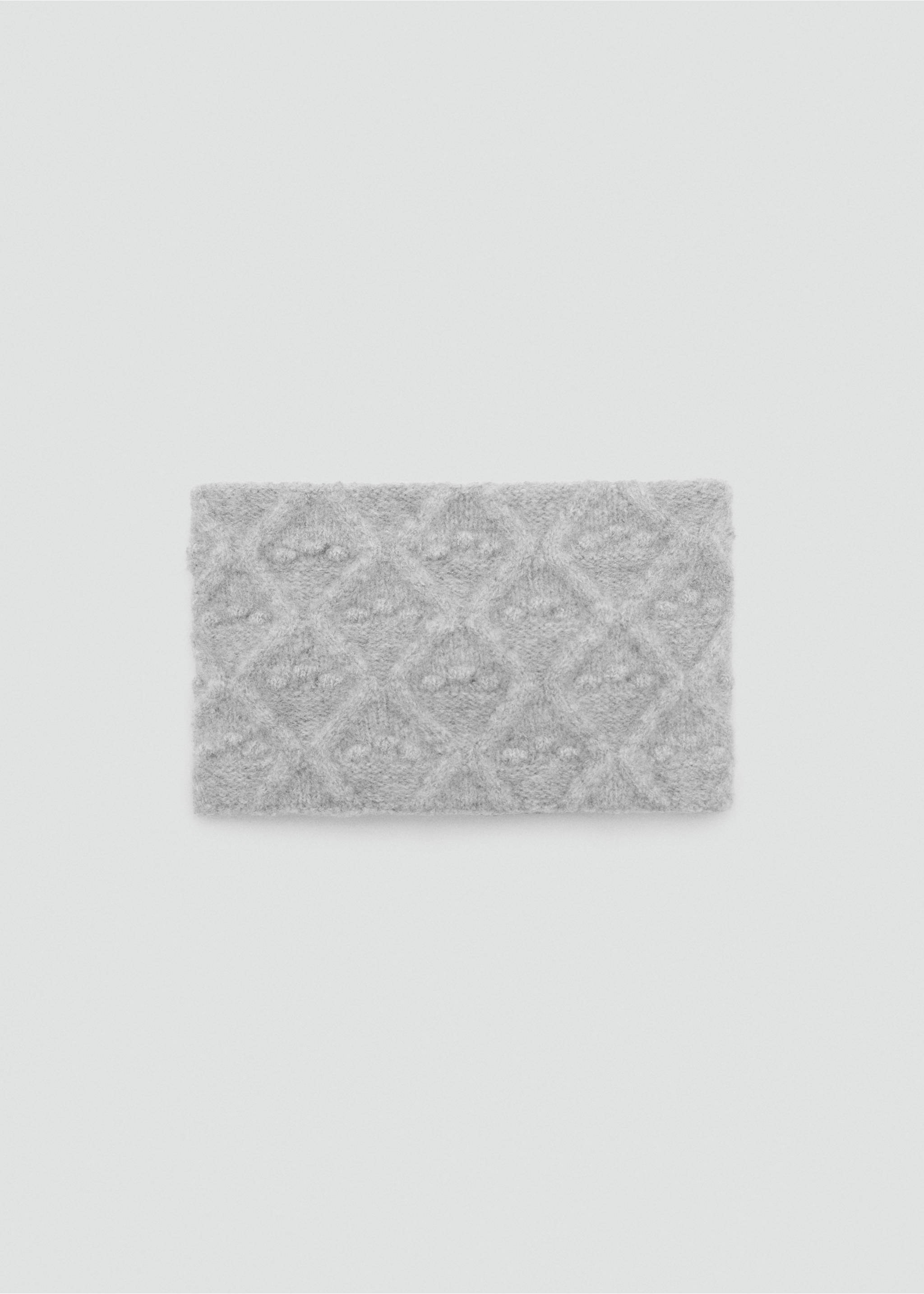 Bufanda textura - Artículo sin modelo, Gris. Ref: 17016737-00.