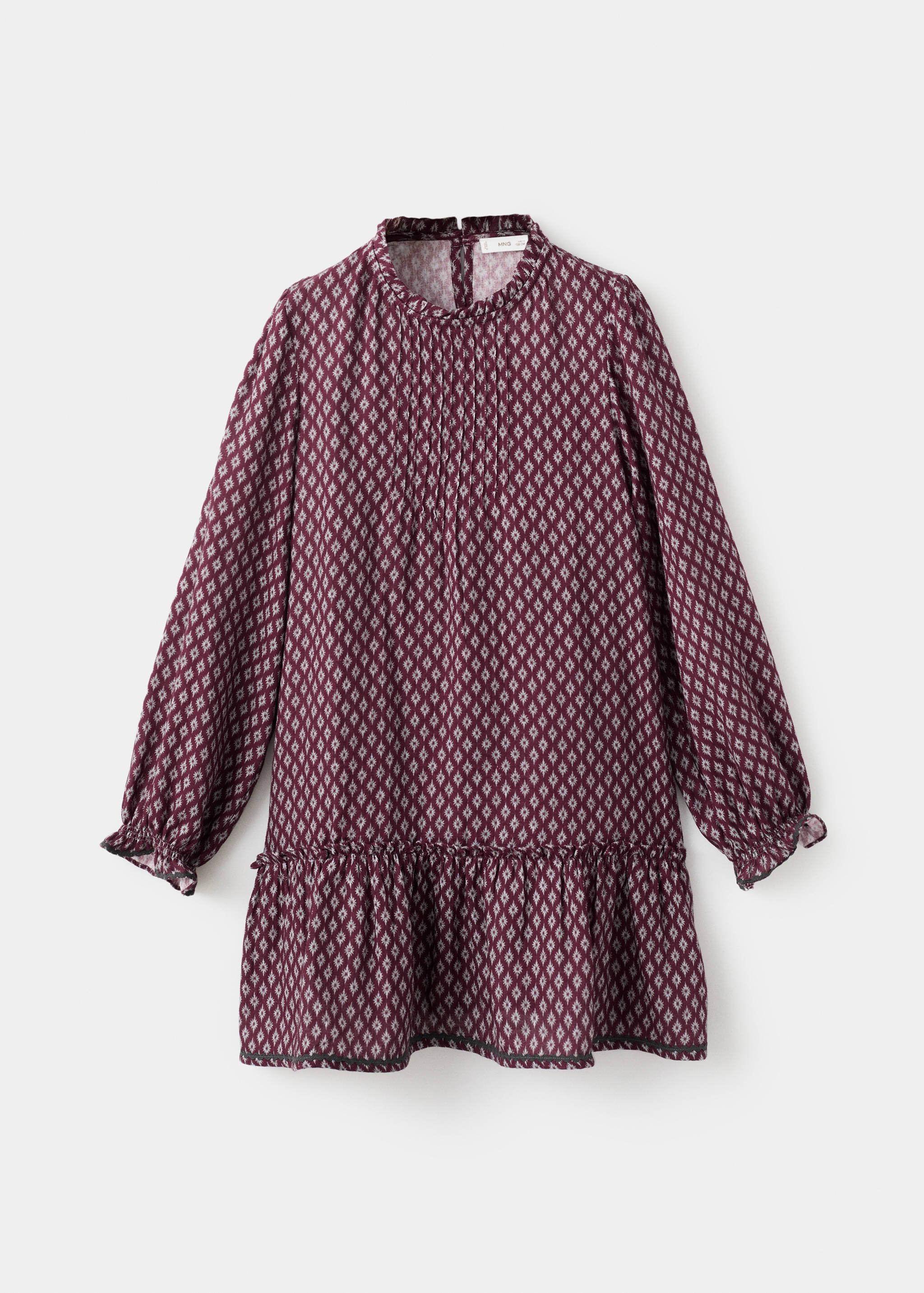 Printed ruffle dress - Article without model