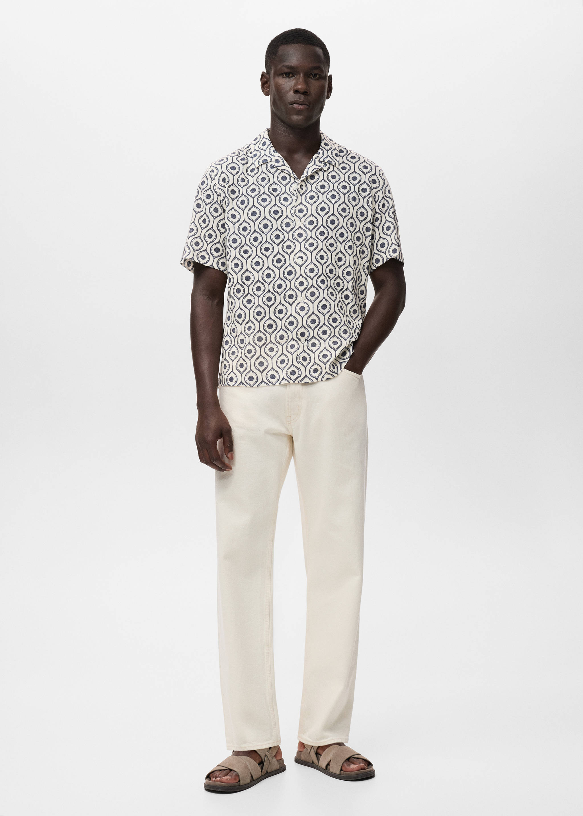 Relaxed-fit printed shirt - General plane