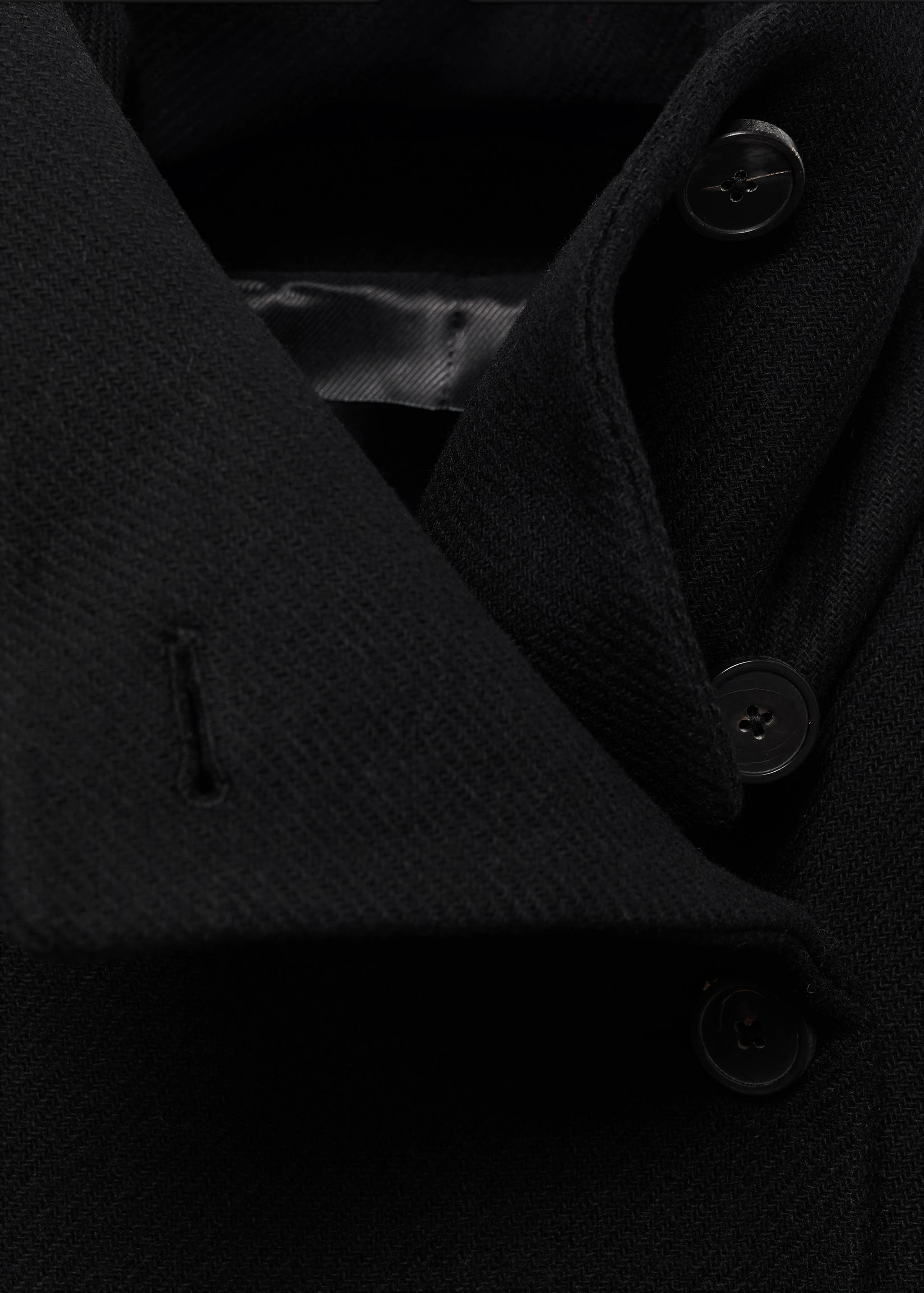 Manteco wool coat with belt - Details of the article 8