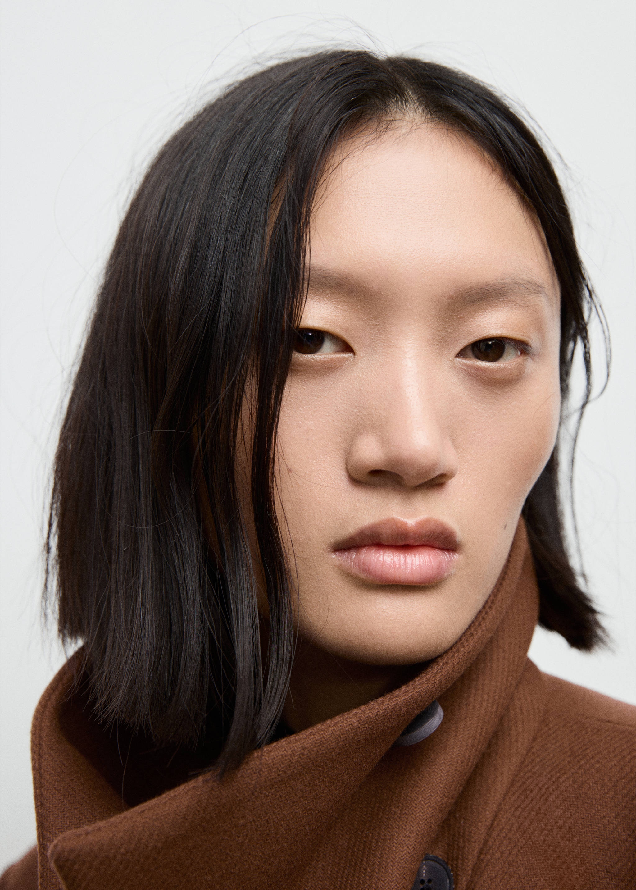 Manteco wool coat with belt - Details of the article 1