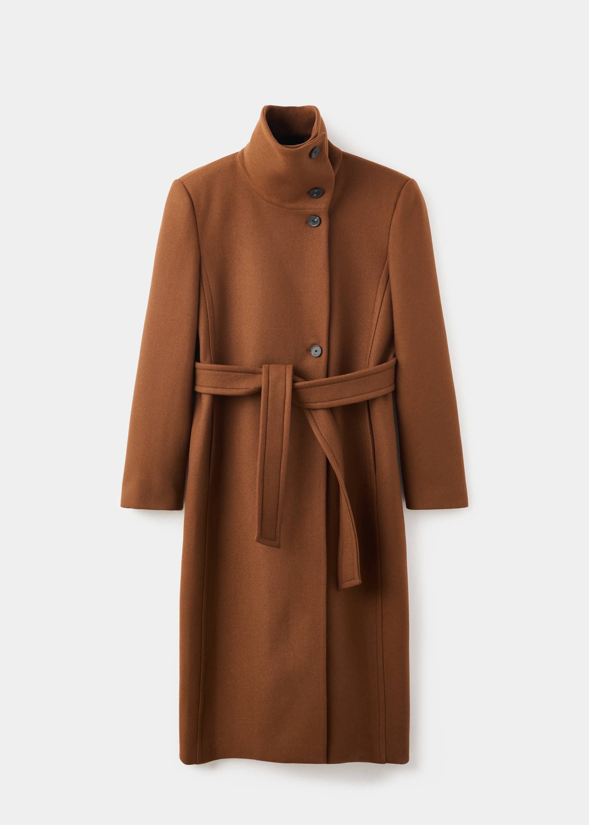 Manteco wool coat with belt - Article without model