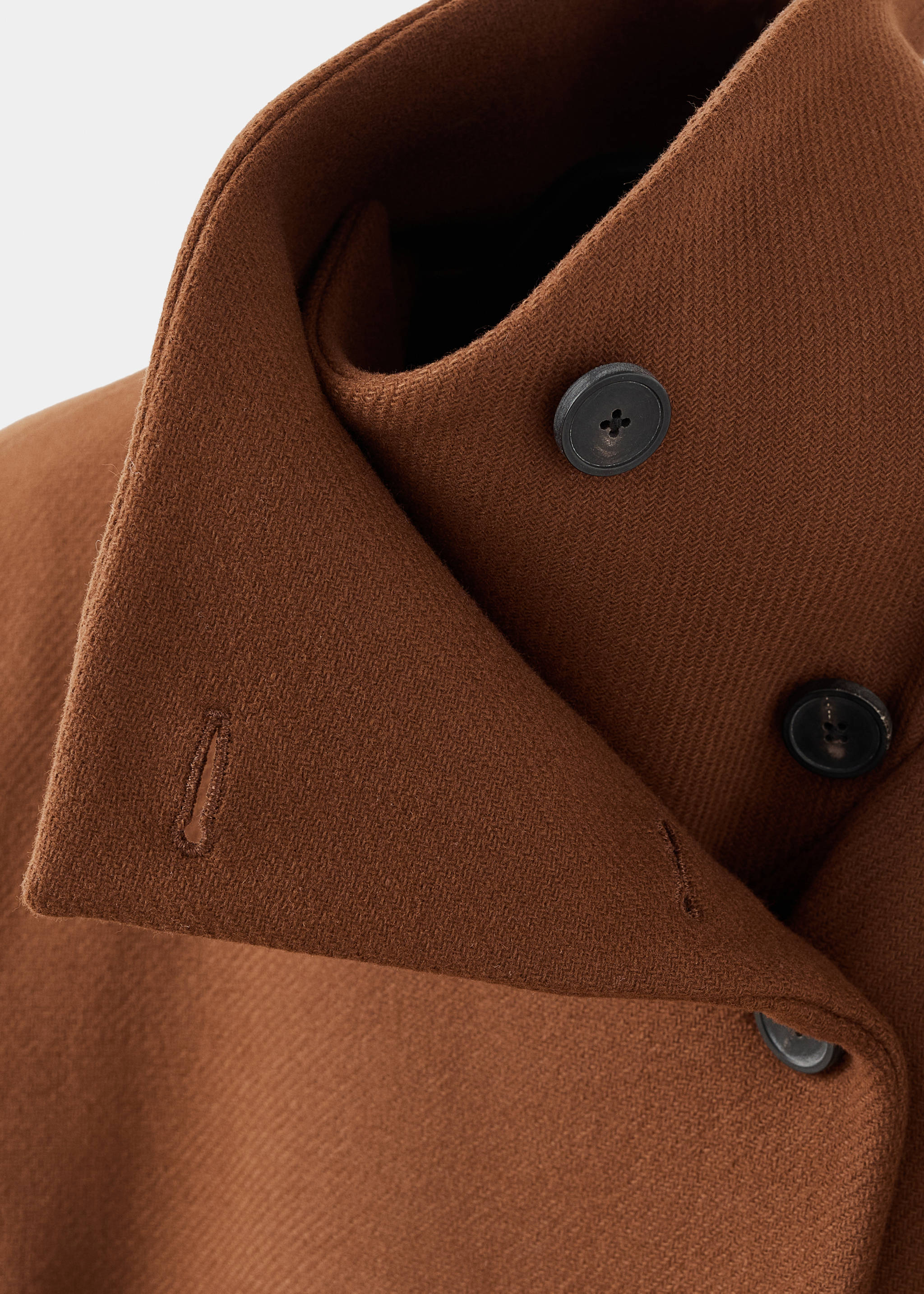 Manteco wool coat with belt - Details of the article 8