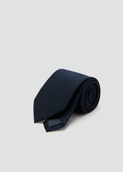 100% silk tie — Navy 2