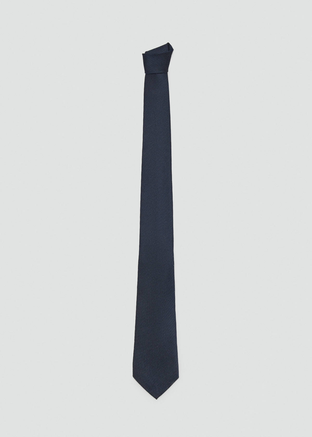 100% silk tie — Navy