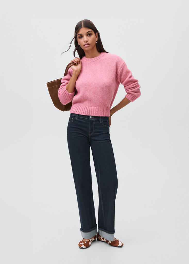 Knit sweater — Neon Pink