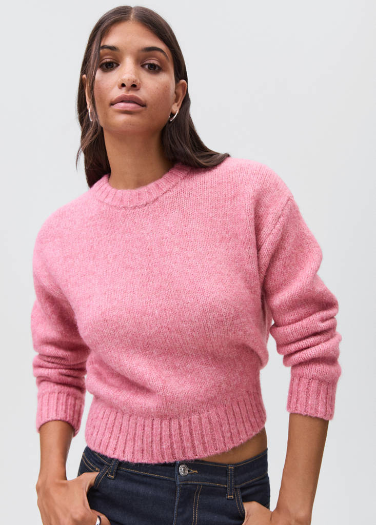 Knit sweater — Neon Pink