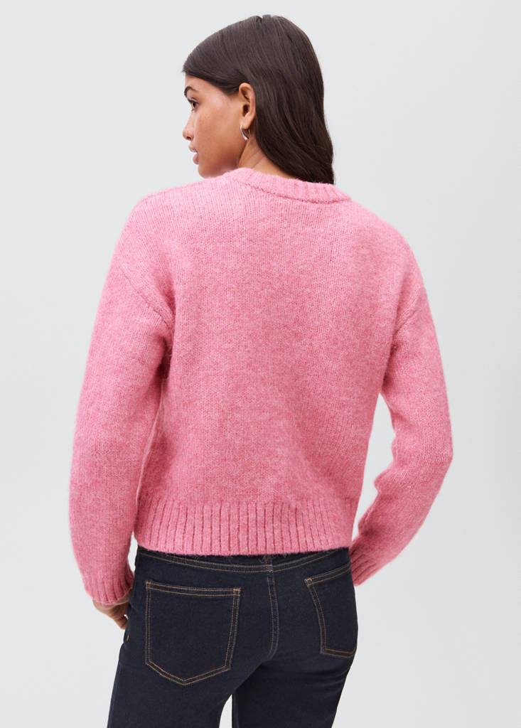 Knit sweater — Neon Pink