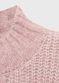 Textured knit sweater — Pale Pink 6