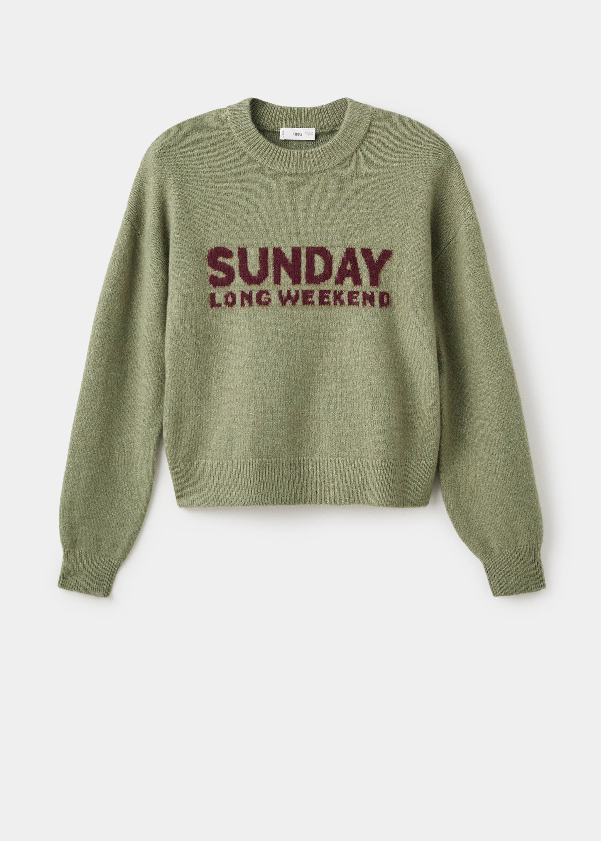 Knit embroidered sweater - Article without model