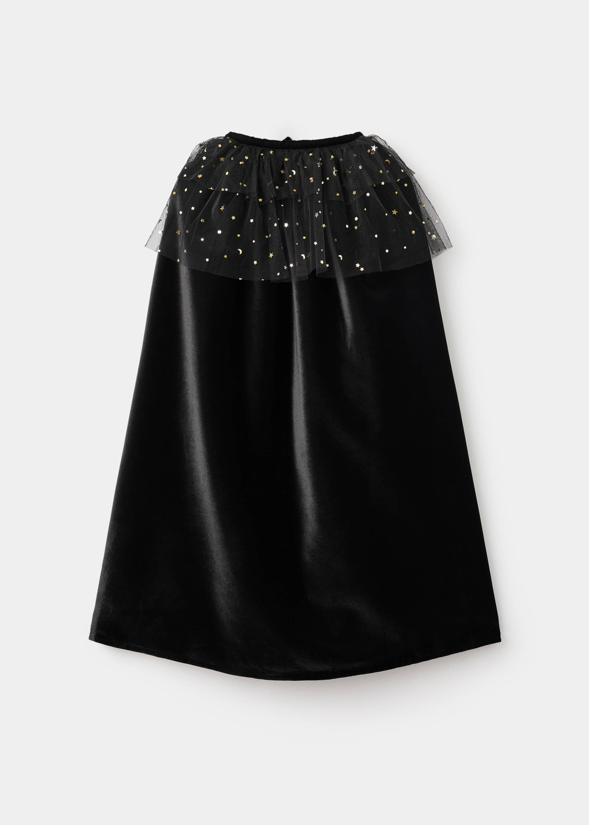 Cape déguisement velours - Plan moyen