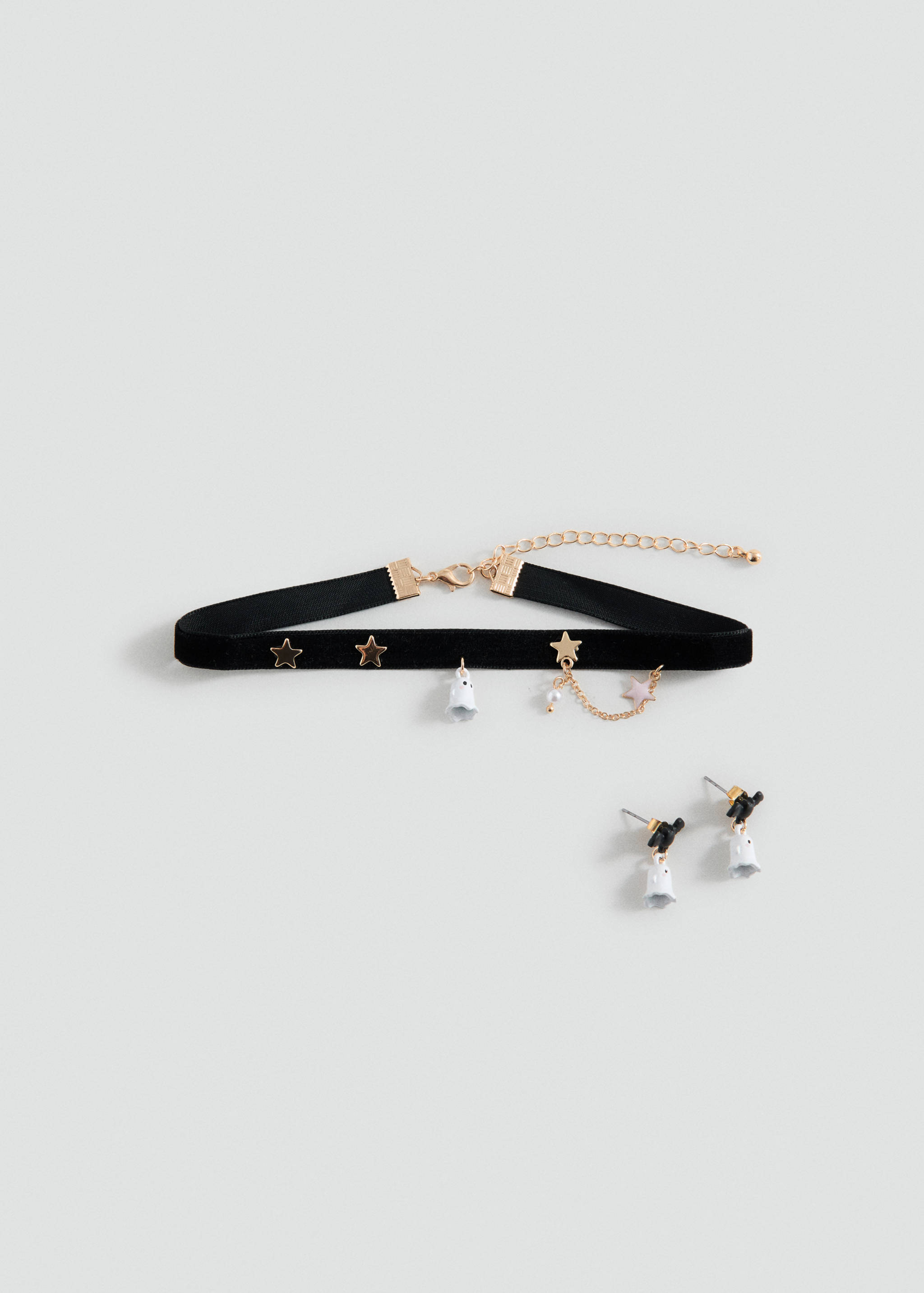 Set of halloween choker and earrings - Article without model