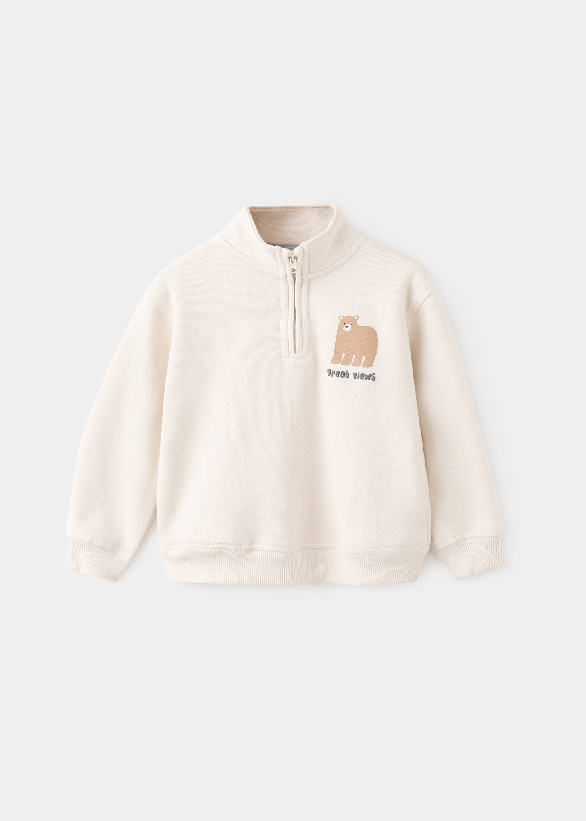 Bear print sweatshirt - Article without model