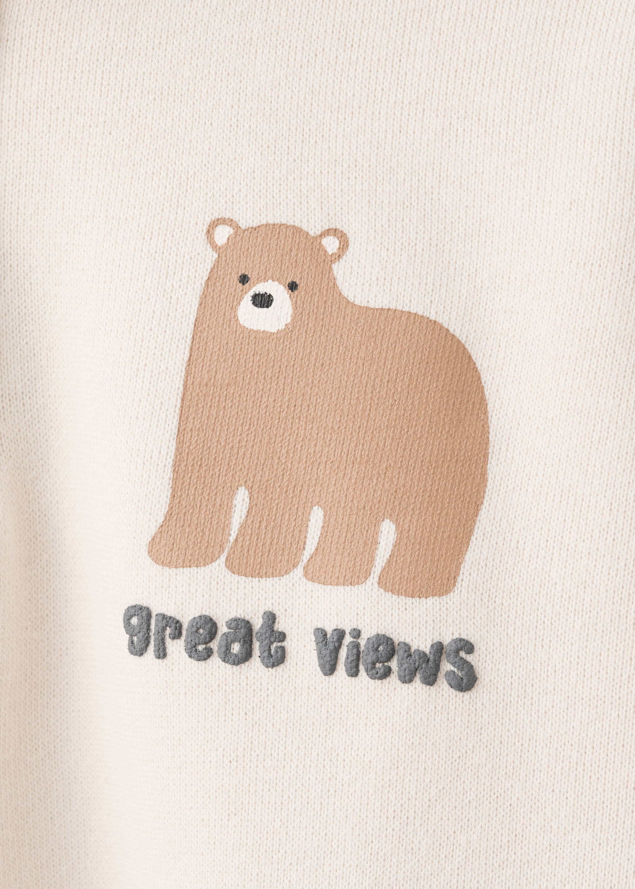 Bear print sweatshirt - Details of the article 8