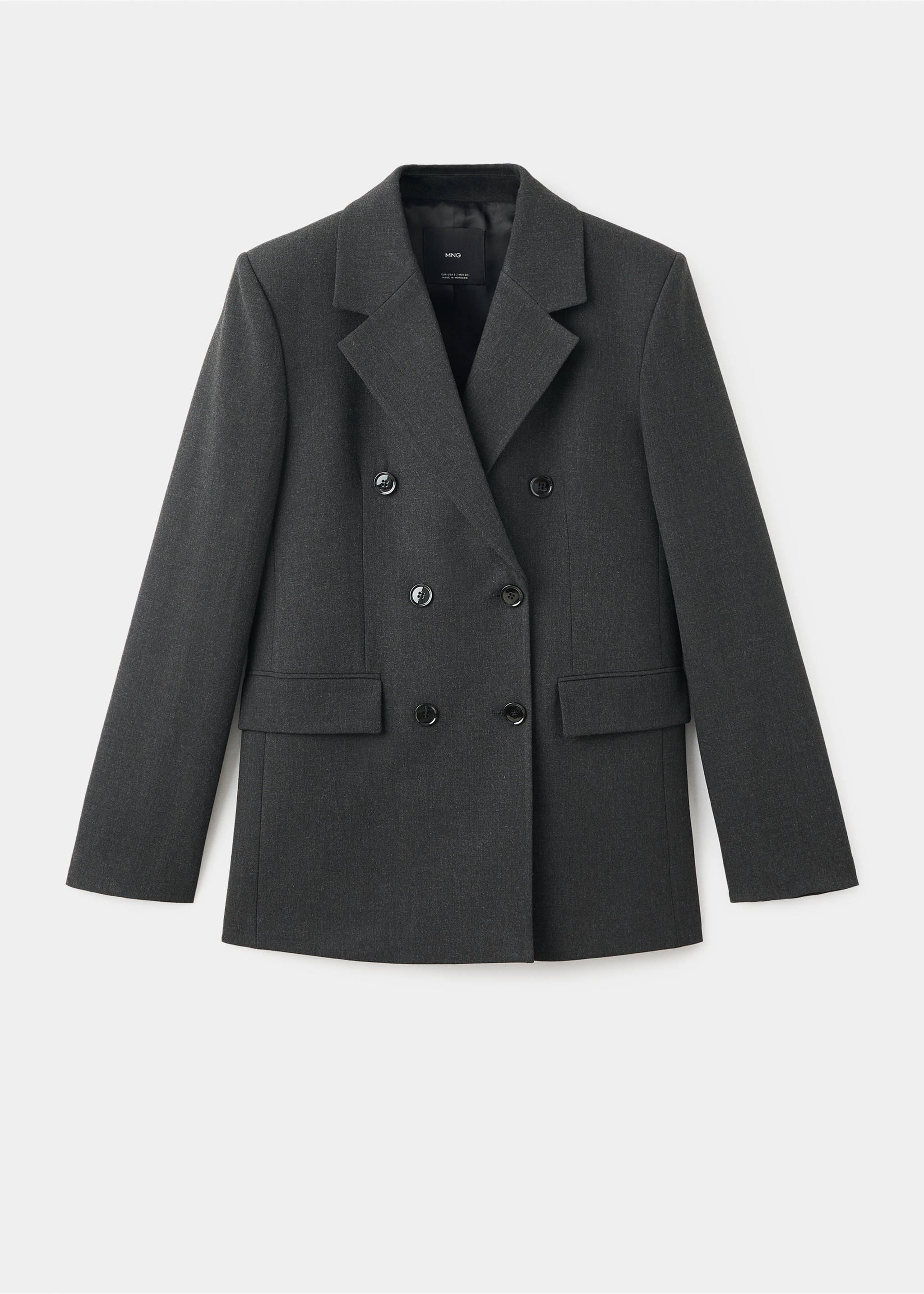 Blazer traje doble botonadura - Artículo sin modelo, Gris. Ref: 17017141-00.
