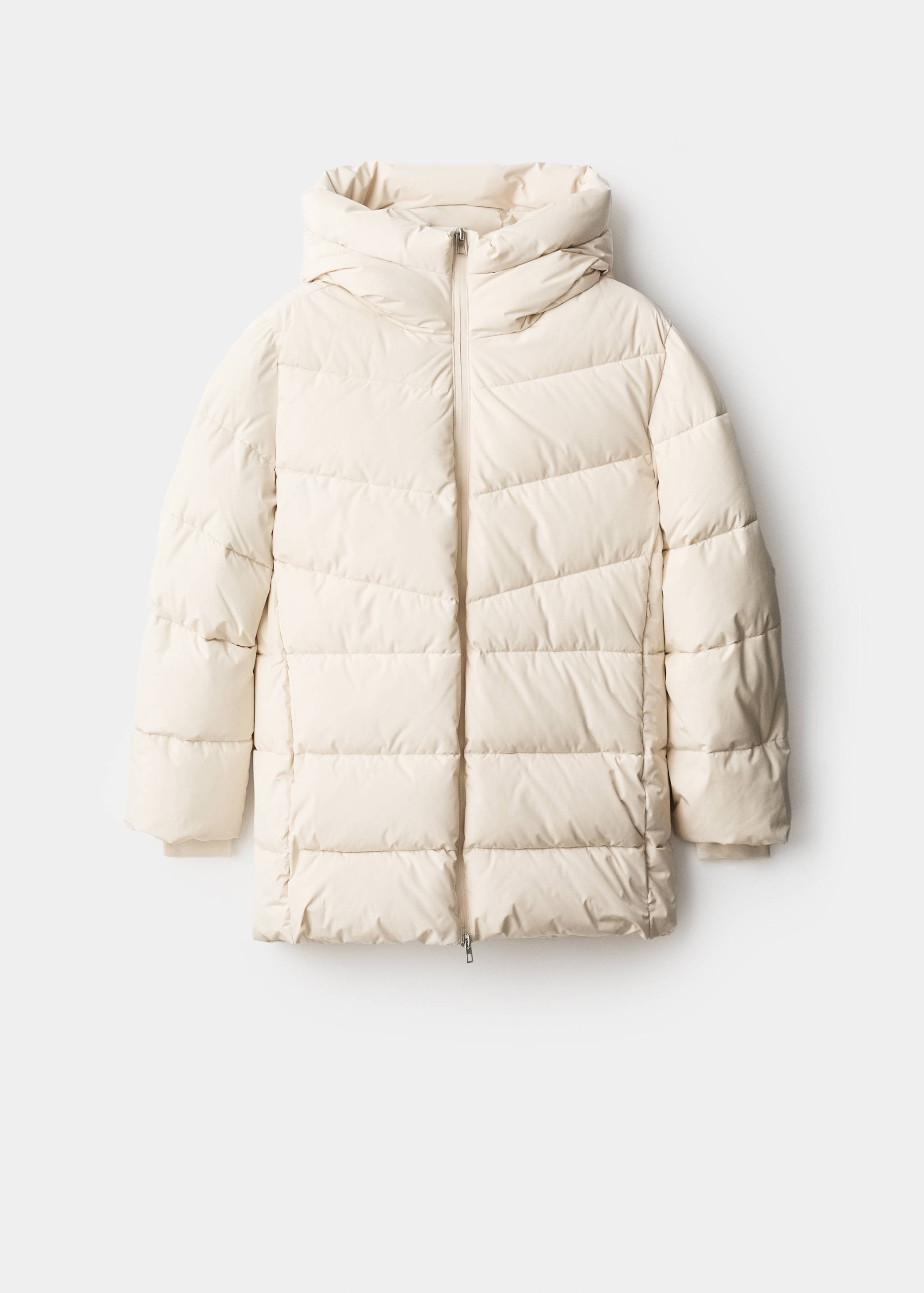 Hood puffer coat - Article without model