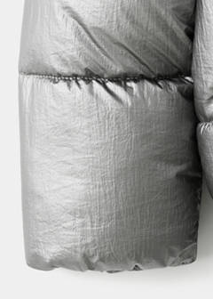 Metallic puffer jacket — Silver 6