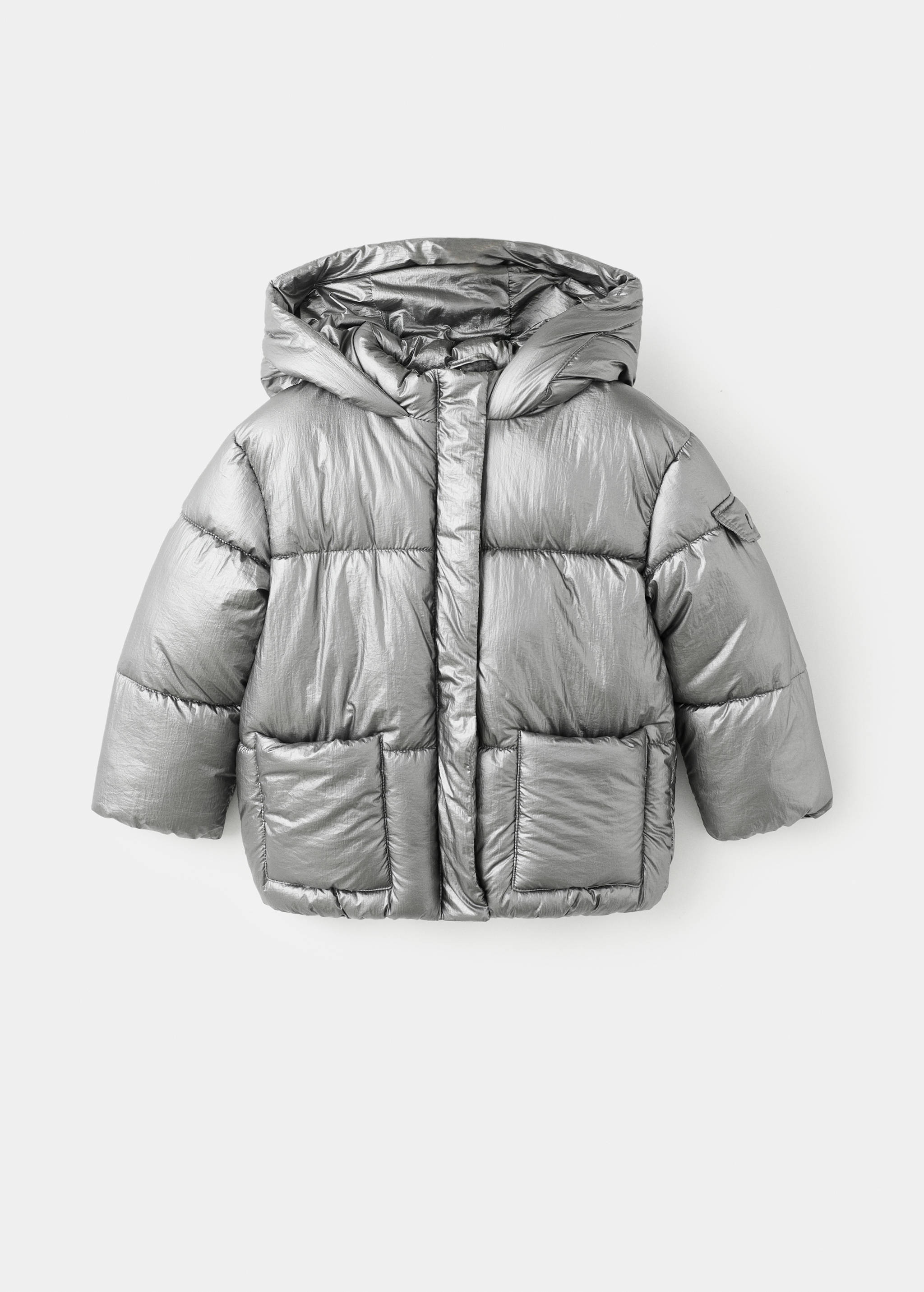 Metallic puffer jacket - Article without model