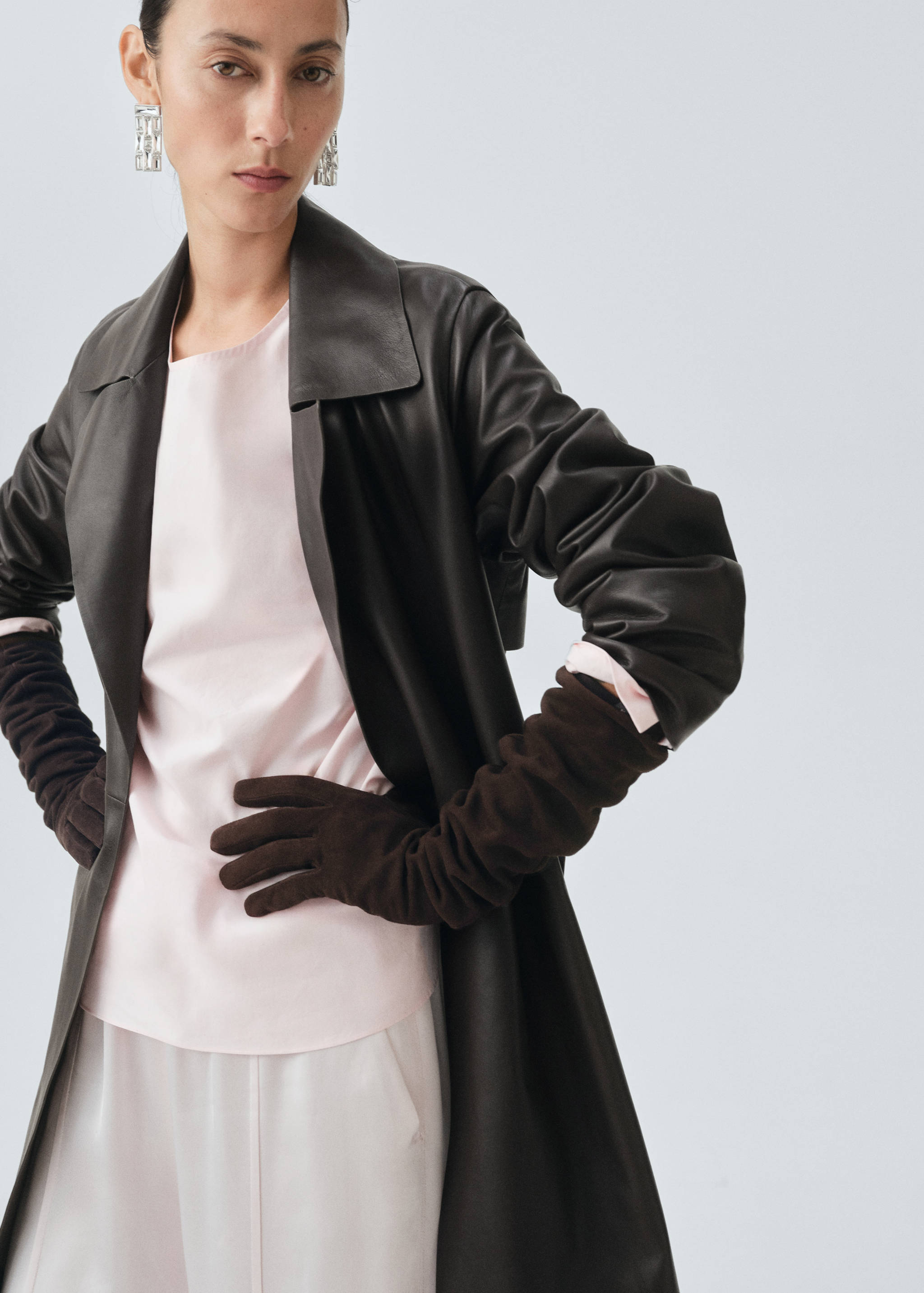 Gants longs 100 % daim - Plan général