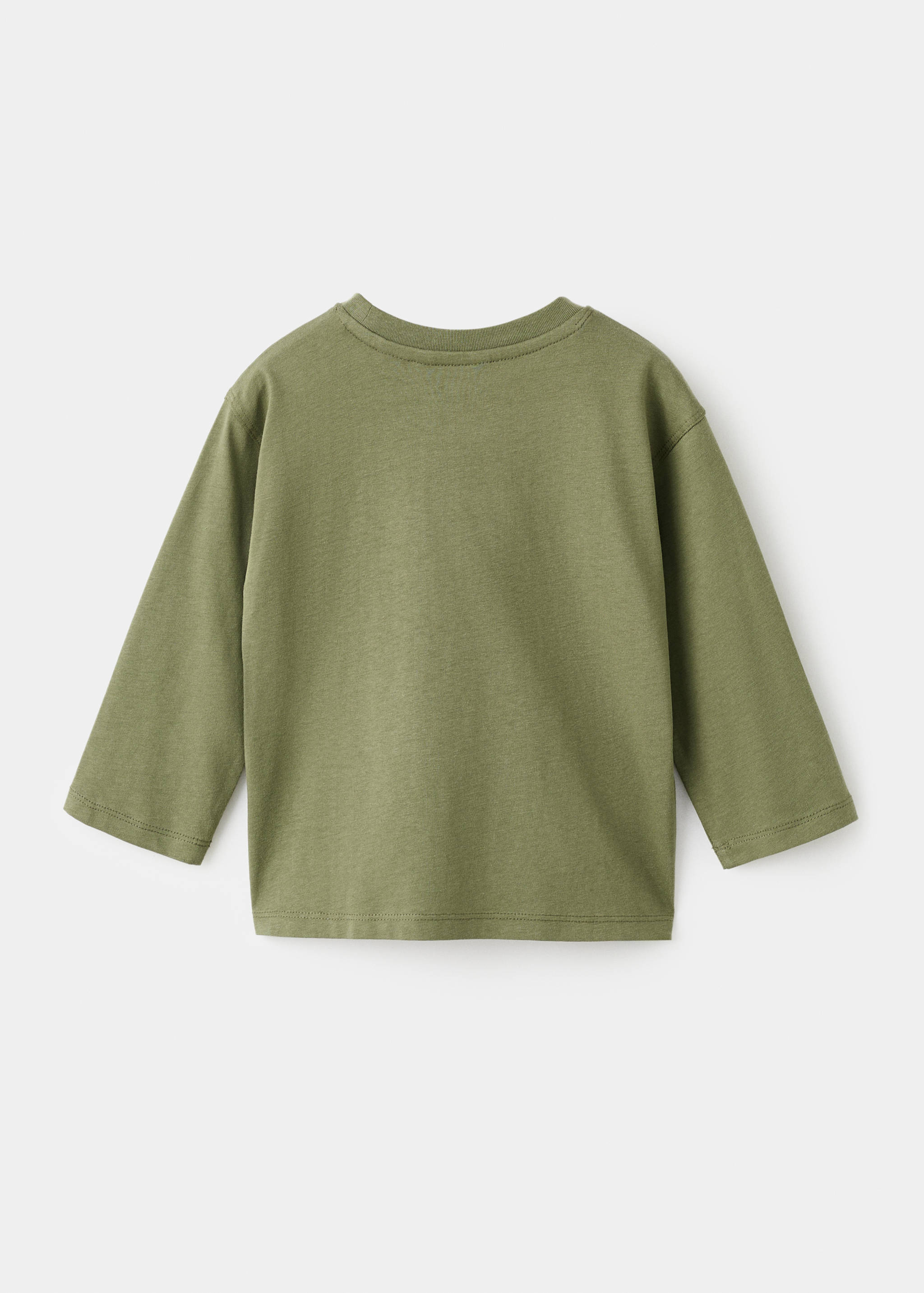 Embroidered printed T-shirt - Reverse of the article