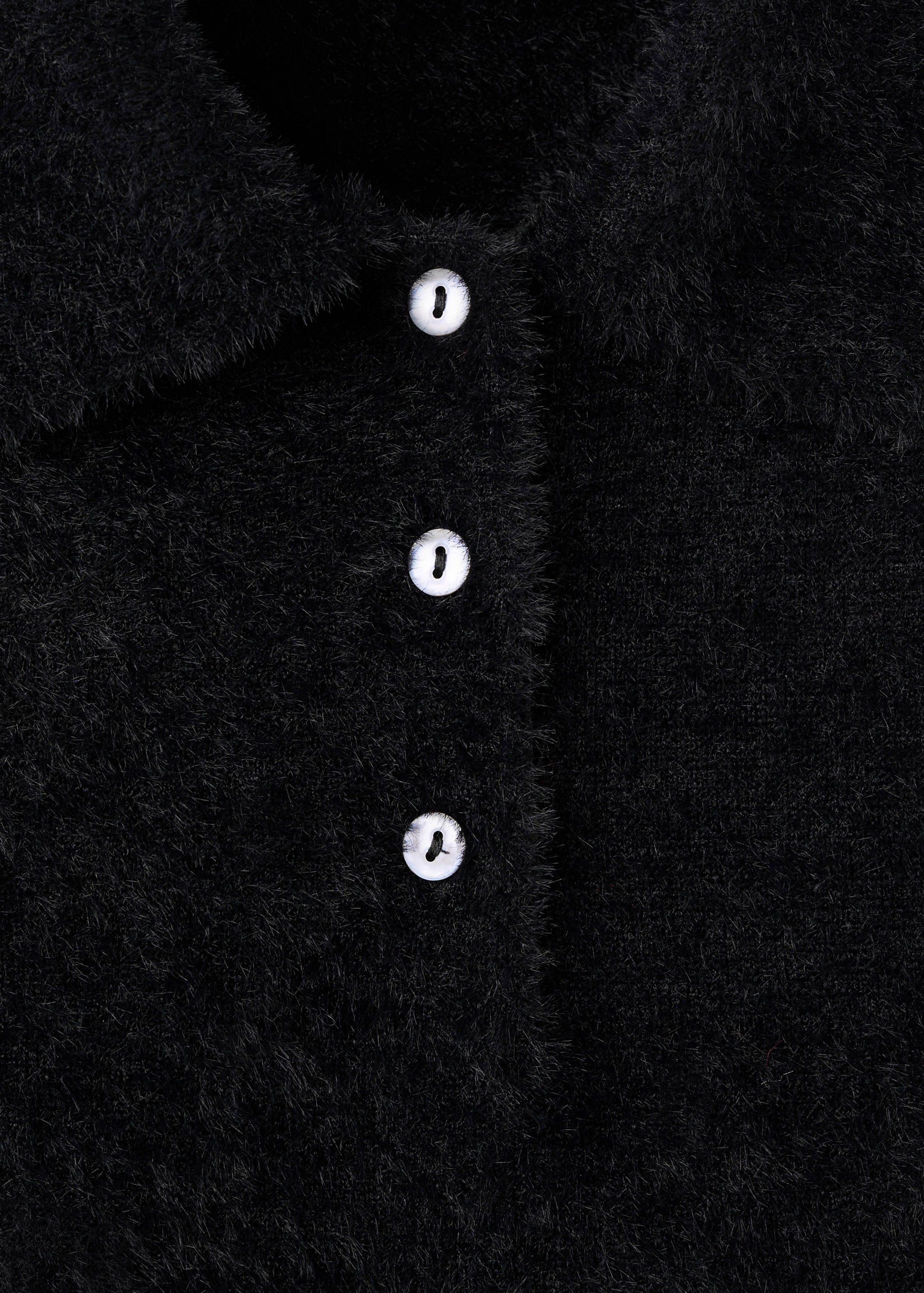 Faux-fur polo-neck sweater - Details of the article 8