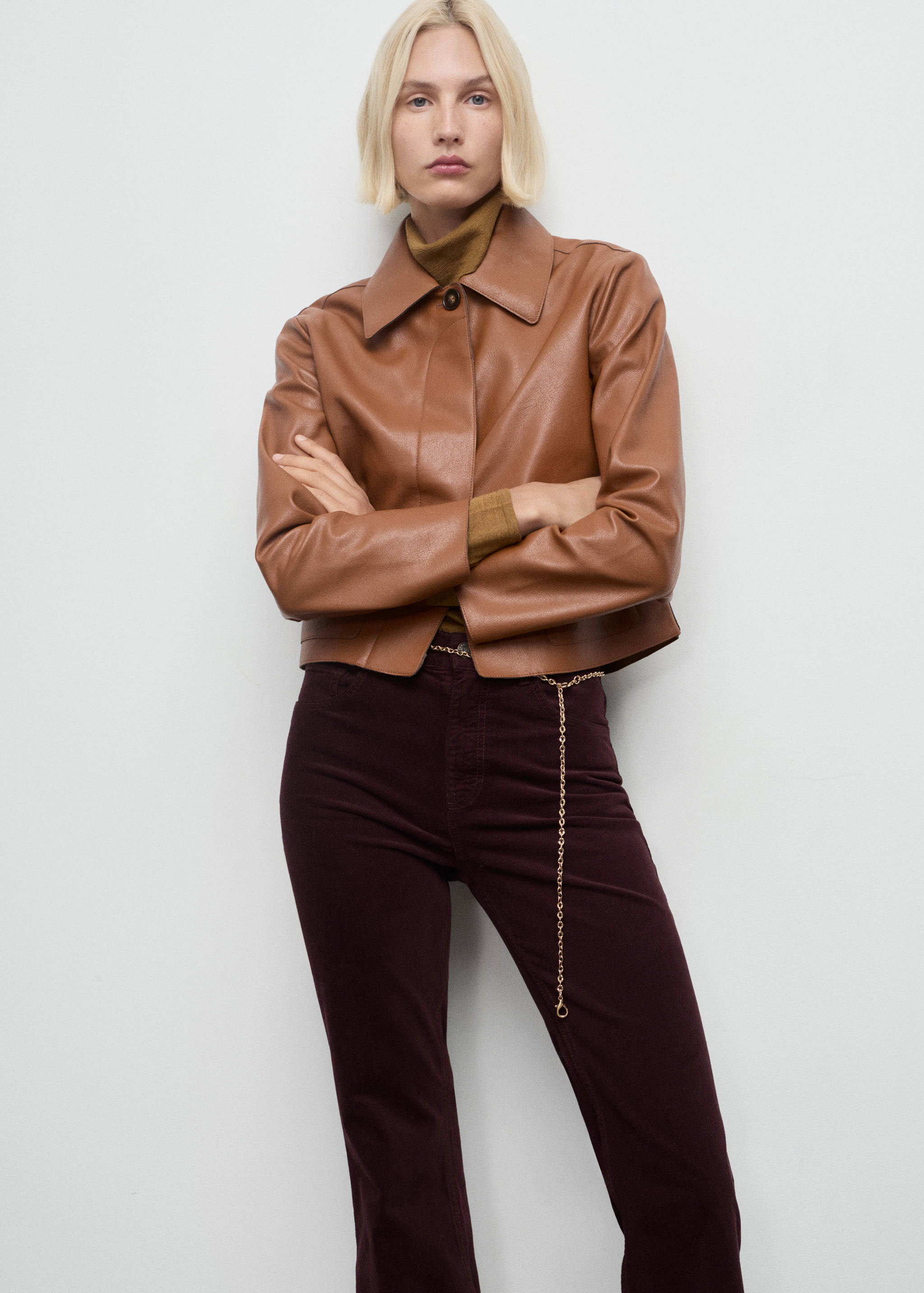 Velvet flared jeans - Details of the article 6