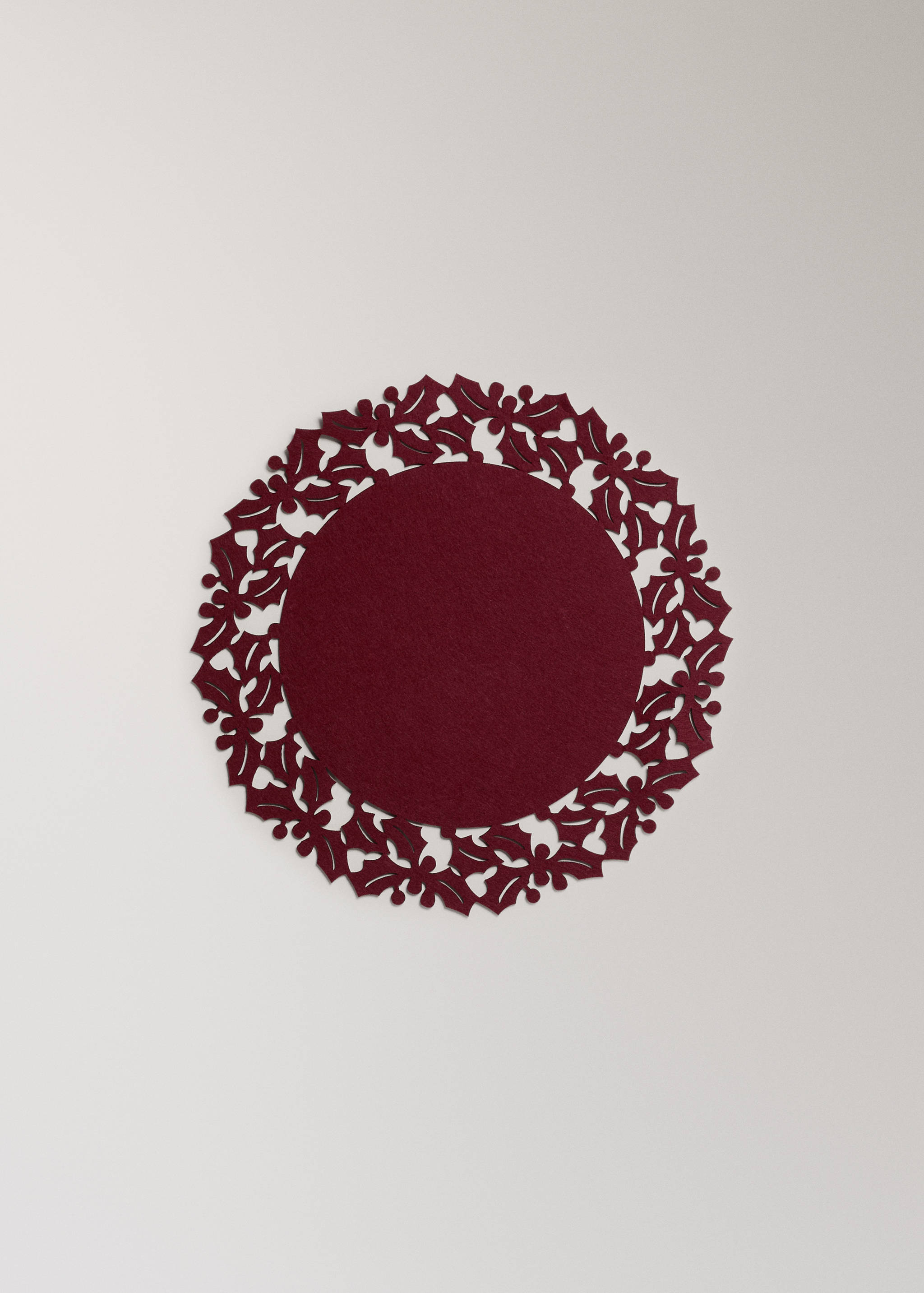 Filz-Tischset aus Stechpalme - Artikel ohne Model