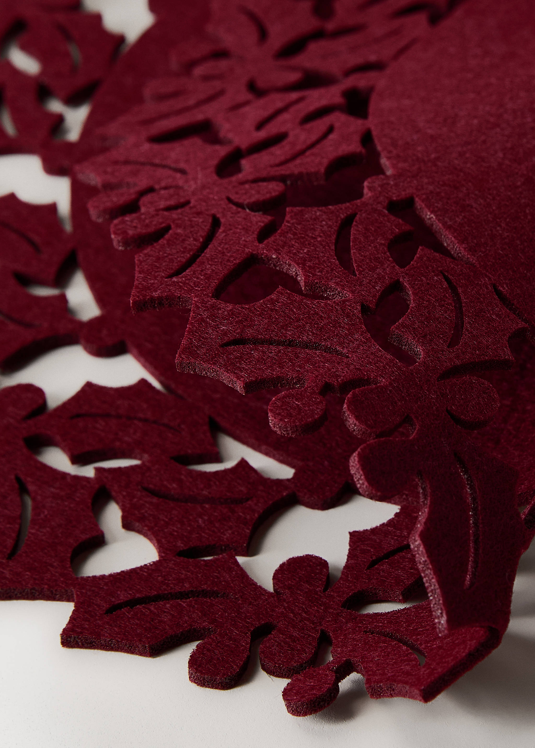 Filz-Tischset aus Stechpalme - Detail des Artikels 2