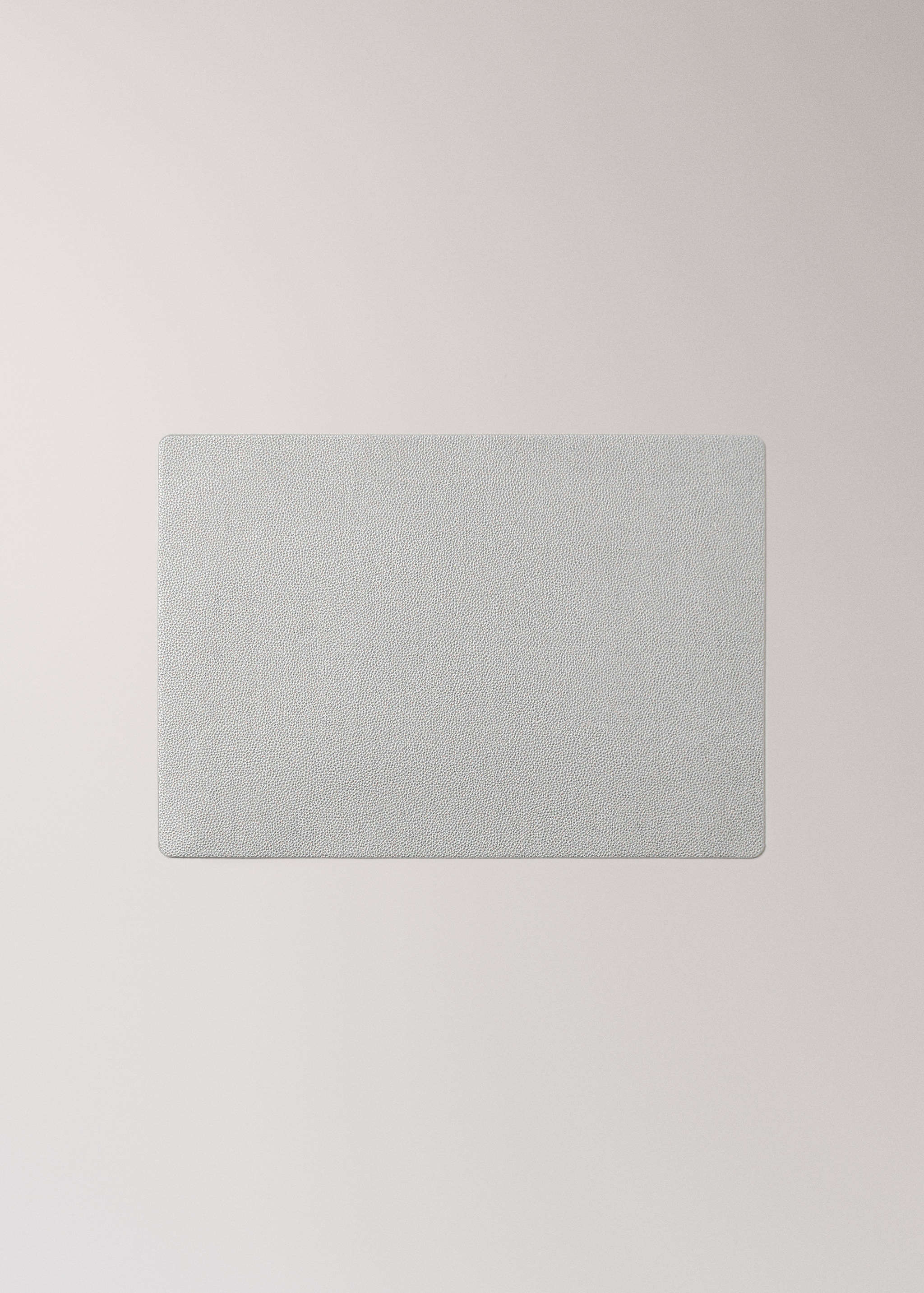 Metallic faux-leather rectangular placemats - Article without model
